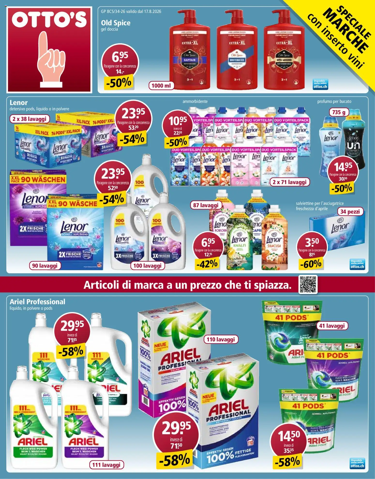 Otto's aktionen Speciale Marche – gültig ab 17.08.2026 | Seite: 1 | Produkte: Waschmittel