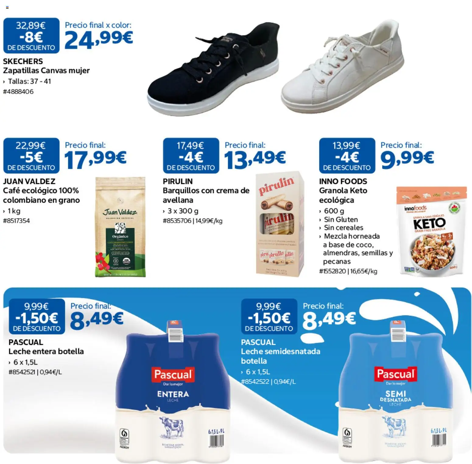 Costco  La vuelta de Vacaciones │ válido desde el 27/08/2026 | Página: 2 | Productos: Leche entera, Leche, Zapatillas, Cereales