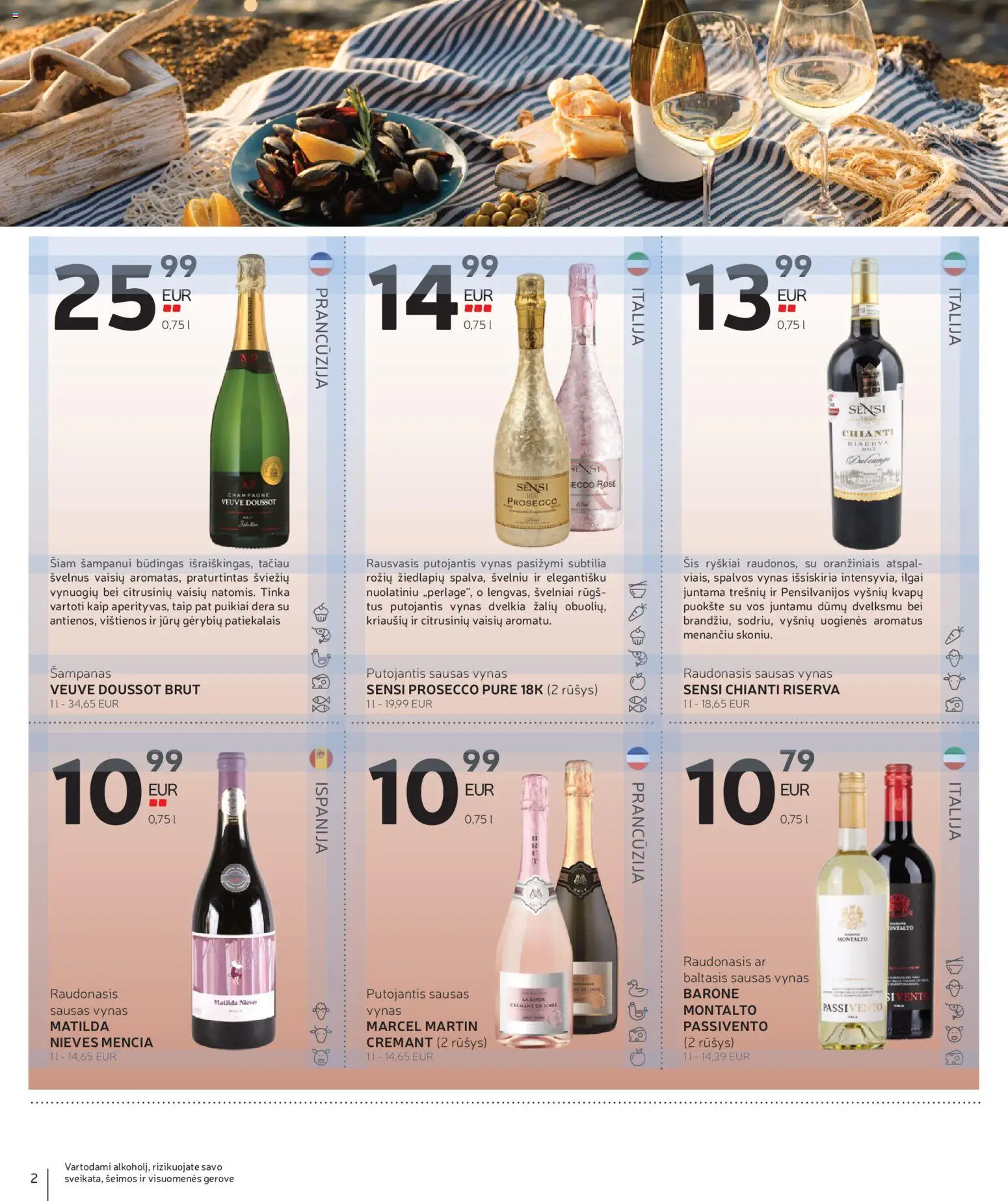 Rimi akcijos nuo 2026.07.28 | Puslapis: 2 | Prekių: Vištienos, Vynas