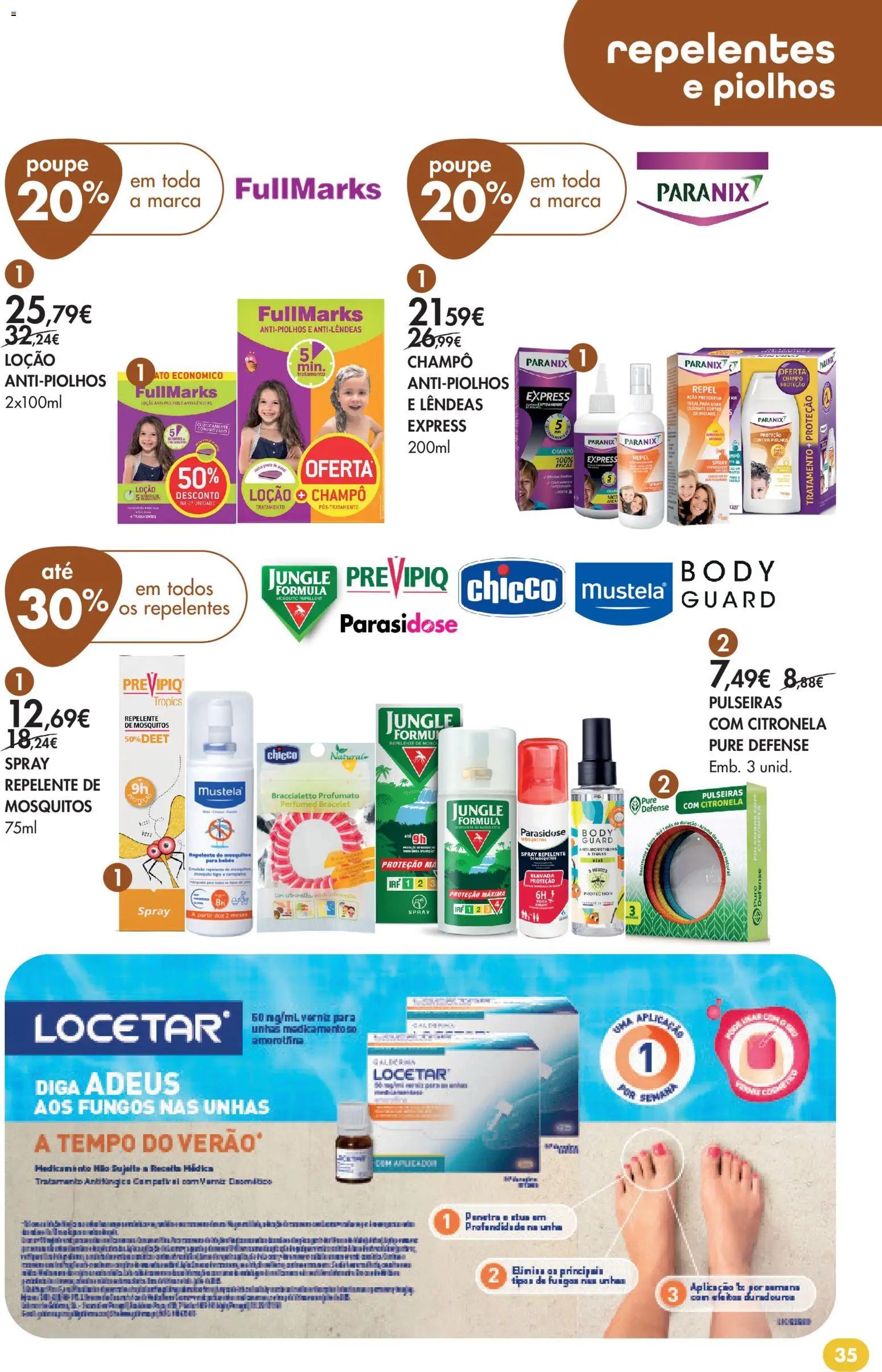 Pingo Doce folheto Bem Estar Verão 2 Lojas Madeira │ válido de 14/07/2026 | Página: 35 | Produtos: Champô, Repelente