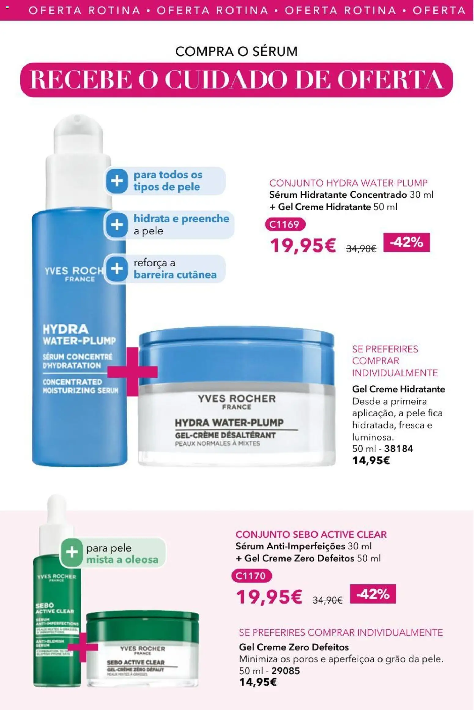 Yves Rocher catálogo 11 │ válido de 27/08/2026 | Página: 42 | Produtos: Creme hidratante, Sérum, Creme
