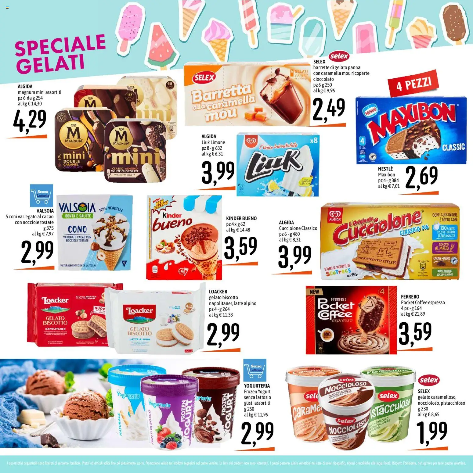 Volantino Emisfero del 09/07/2026 | Pagina: 14 | Prodotti: Panna, Gelato, Barretta, Cacao