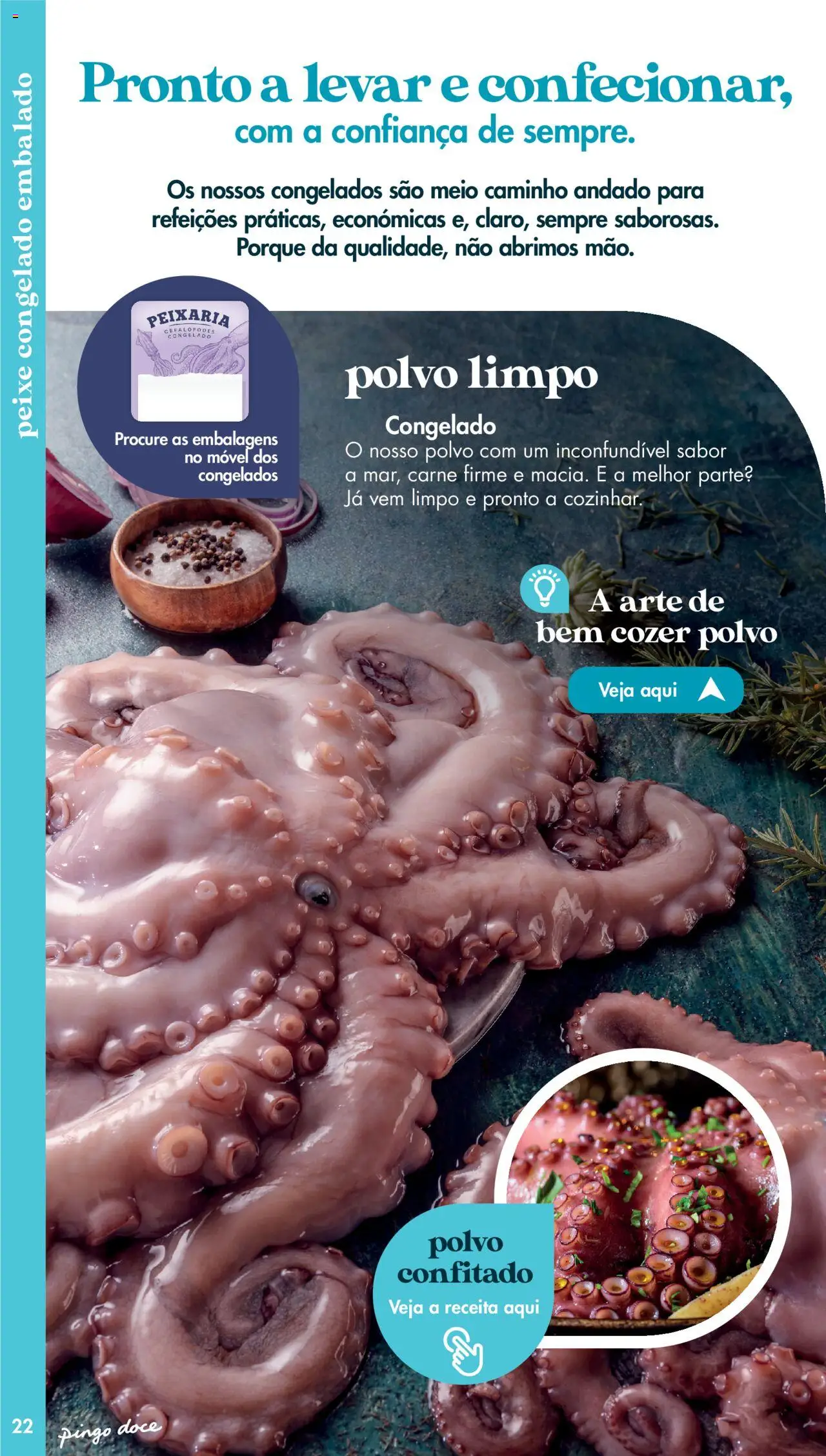 Pingo Doce - Catálogo Peixaria │ válido de 20/05/2025 | Página: 22 | Produtos: Polvo, Peixe, Carne