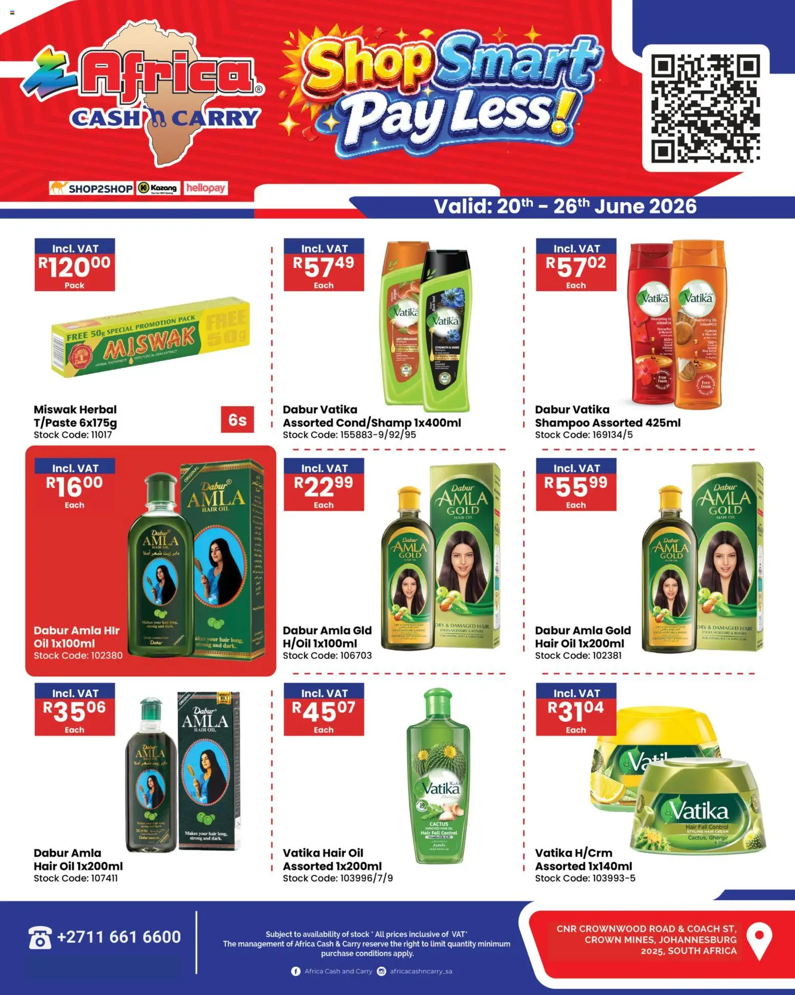 New Africa Cash & Carry catalogue – valid from 20.06.2026 | Page: 1