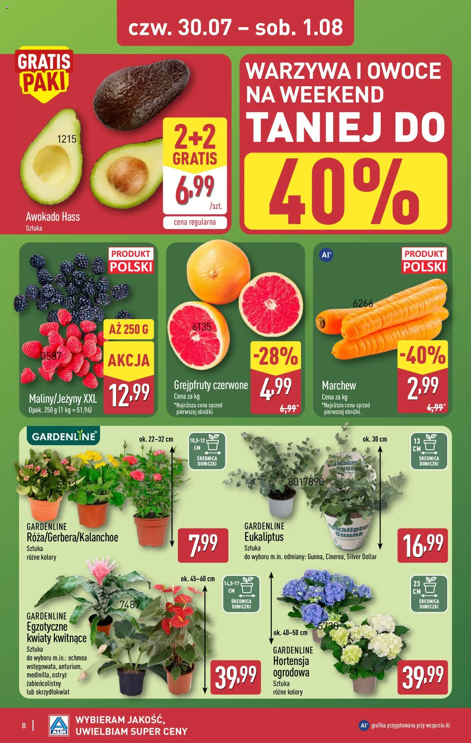 Aldi Polsko leták - Oferta weekendowa od 30.07.2026 | Strana: 8