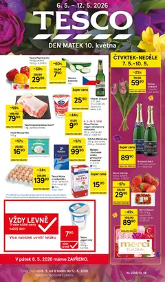 Náhled letáku Tesco leták - Hypermarket od 06.05.2026