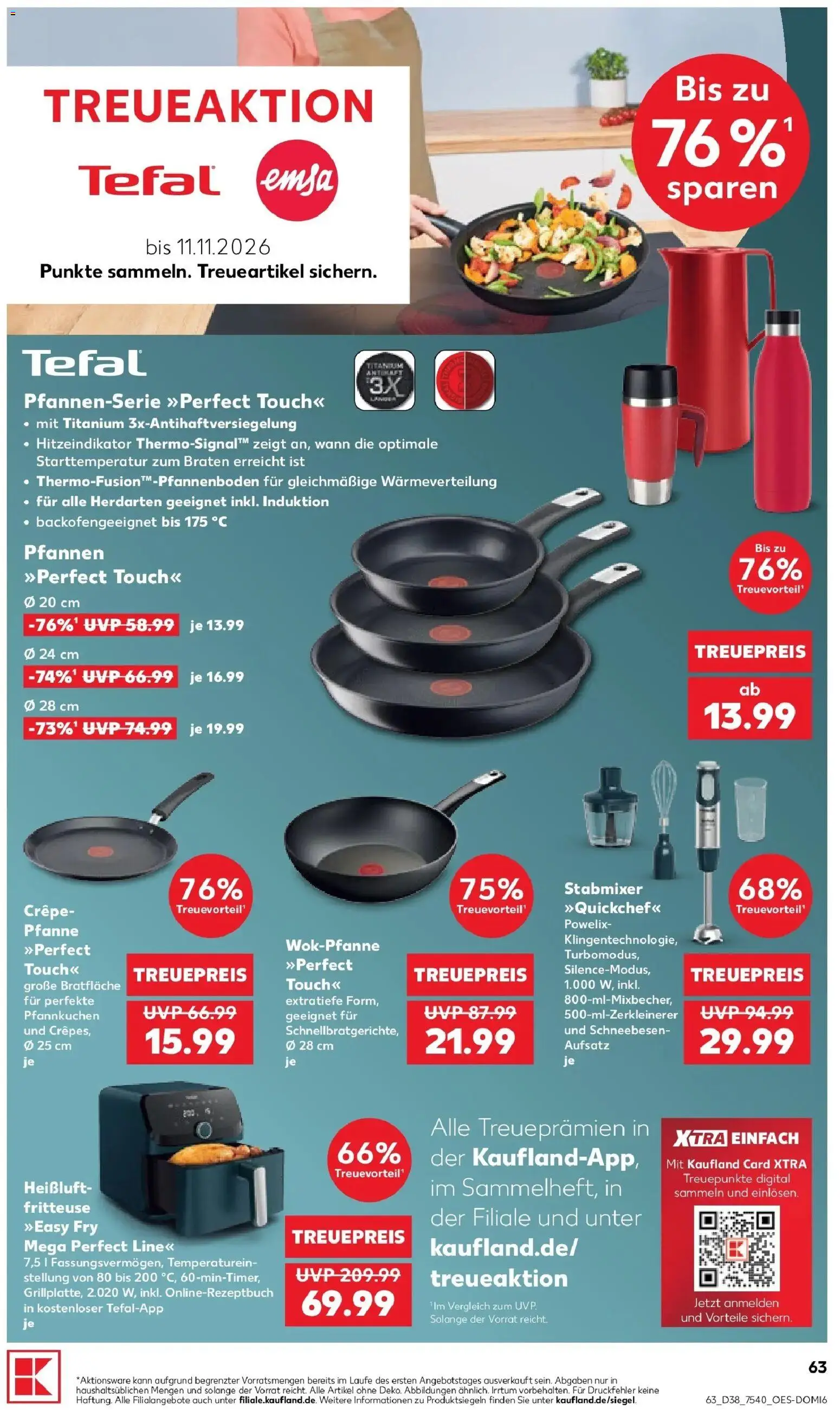Prospekt Kaufland ab 14.09.2026 » Angebote Online zum Blättern | Seite: 75 | Produkte: Pfannkuchen, Fritteuse, Stabmixer