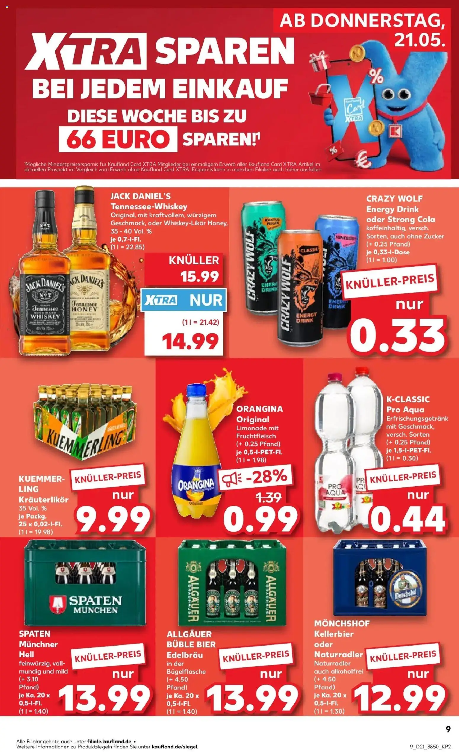 Kaufland Prospekt Bremerhaven – gültig ab 18.05.2026 | Seite: 14 | Produkte: Monchshof, Energy, Limonade, Kuemmerling