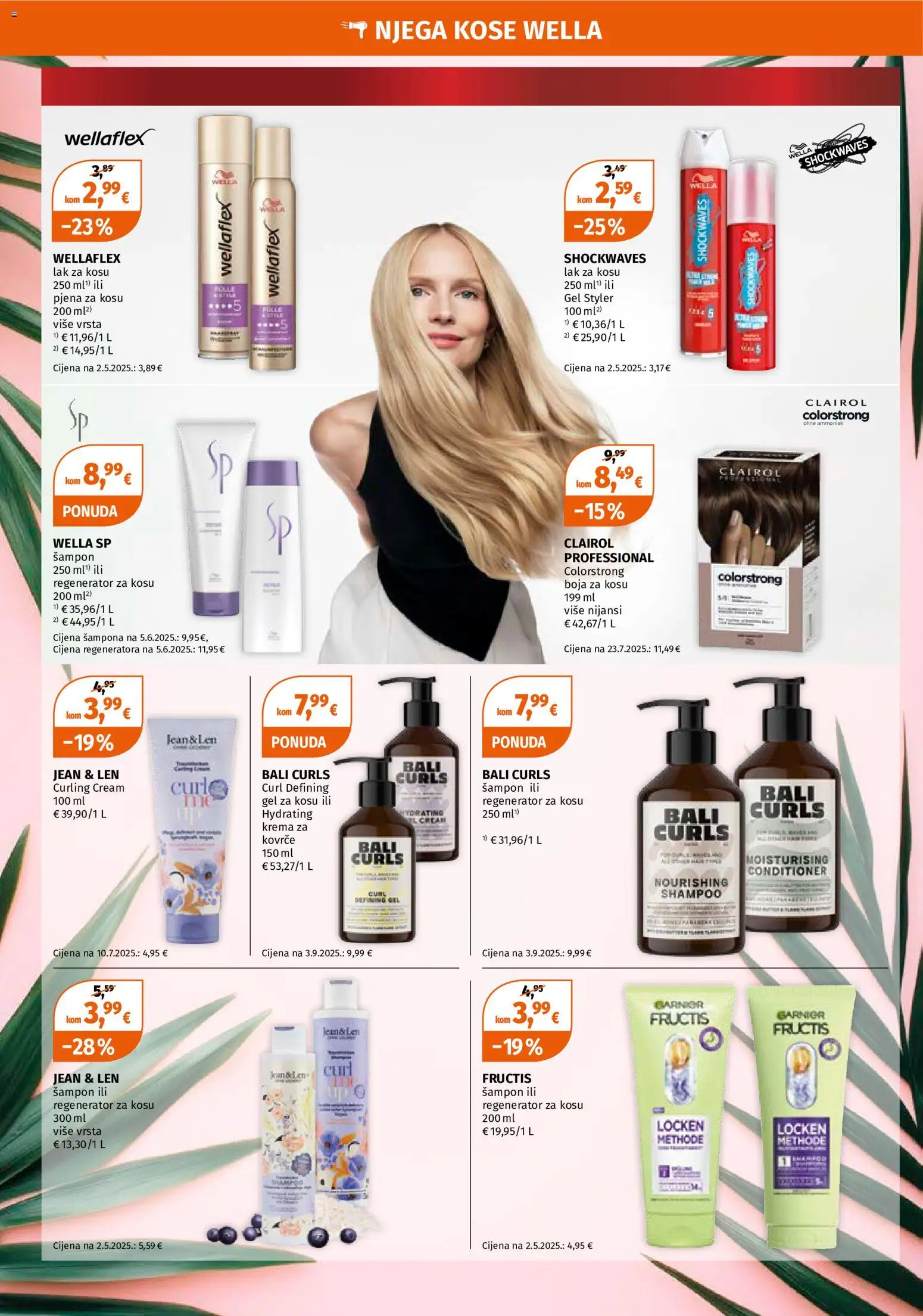 Müller katalog | vrijedi od 01.06.2026 | Stranica: 17 | Proizvodi: Gel za kosu, Šampon, Regenerator za kosu, Boja za kosu