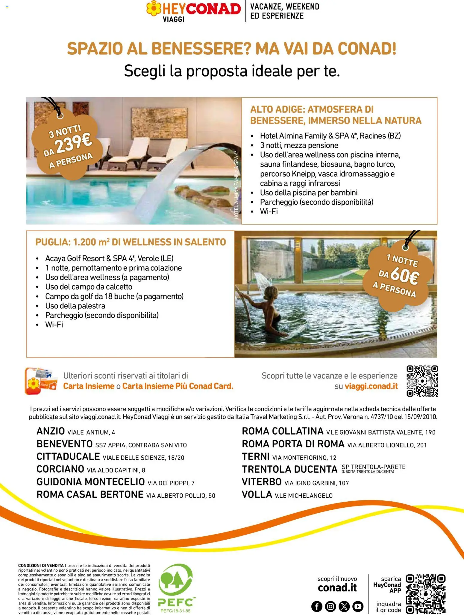 Volantino Spazio Conad del 18/09/2026 | Pagina: 24 | Prodotti: Porta, Piscina, Bagno