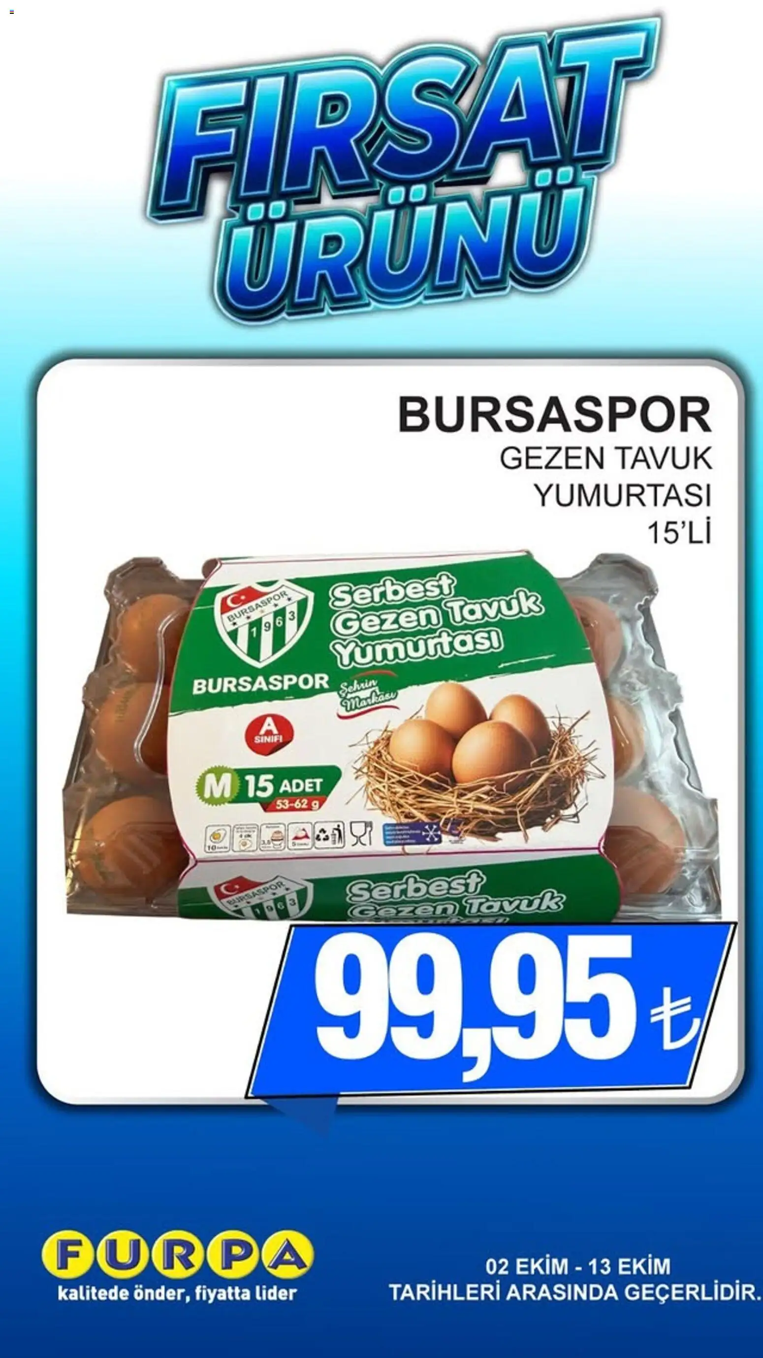 Furpa Fırsat Ürünü Cuma 2 Ekim Büyük Tasarruf