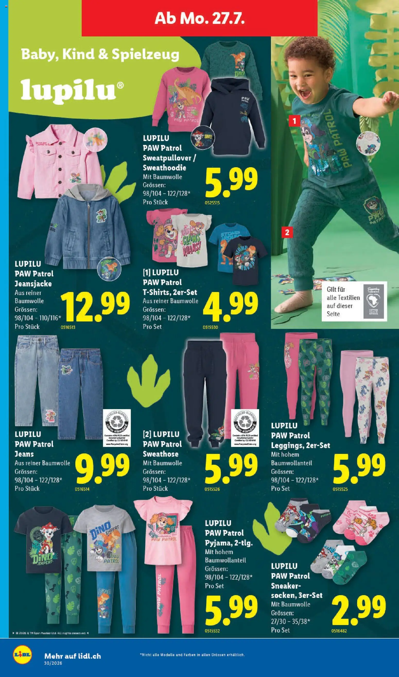 Lidl aktionen – gültig ab 23.07.2026 | Seite: 28 | Produkte: Leggings, Jeans, Sweathose, Sweatshirt