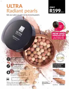Avon specials catalogue – valid from 01/07/2026 | Page: 43 | Products: Bronzing pearls, Data, Light, Tap