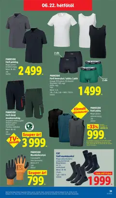 PARKSIDE, Férfi boxeralsó / atléta / póló, Anyaga: 95% pamut, 5% elasztán, Boxeralsó, 2 db, vagy, Atléta, vagy, Póló, Méret: S-XL, /db; /2 db; 1 db = 1499 / 750 Ft, 536656 - amely érvényes a következő dátumtól: 18.06.2026 | Oldal: 59 | Termékek: Parkside, Boxeralsó, Pólóing, Játékok