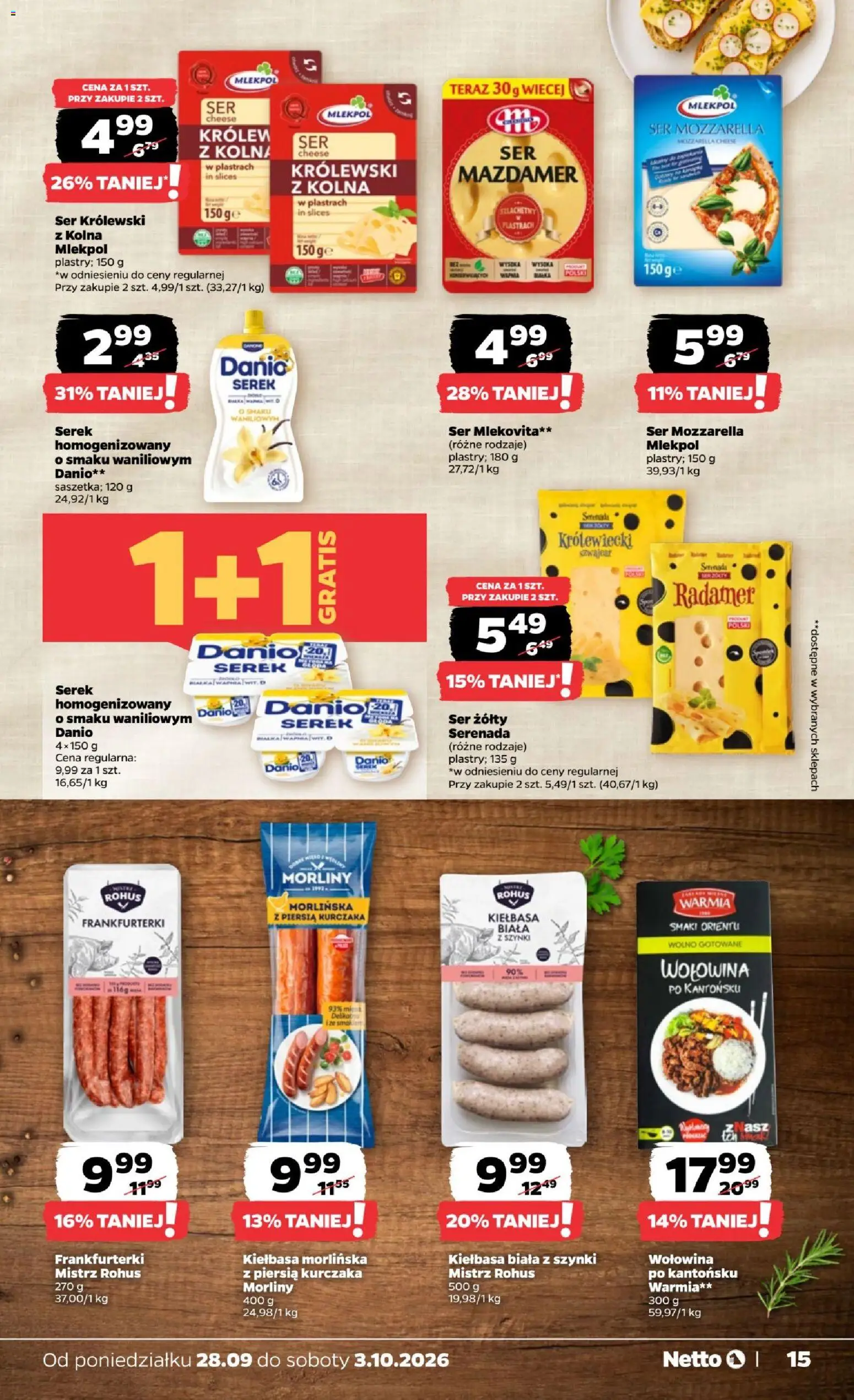 Netto gazetka od poniedziałku od 28.09.2026 | Strona: 15