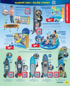 ALLTOYS leták platný od 01.05.2026 | Strana: 11 | Produkty: Trampolína, Sprcha, Paddleboard