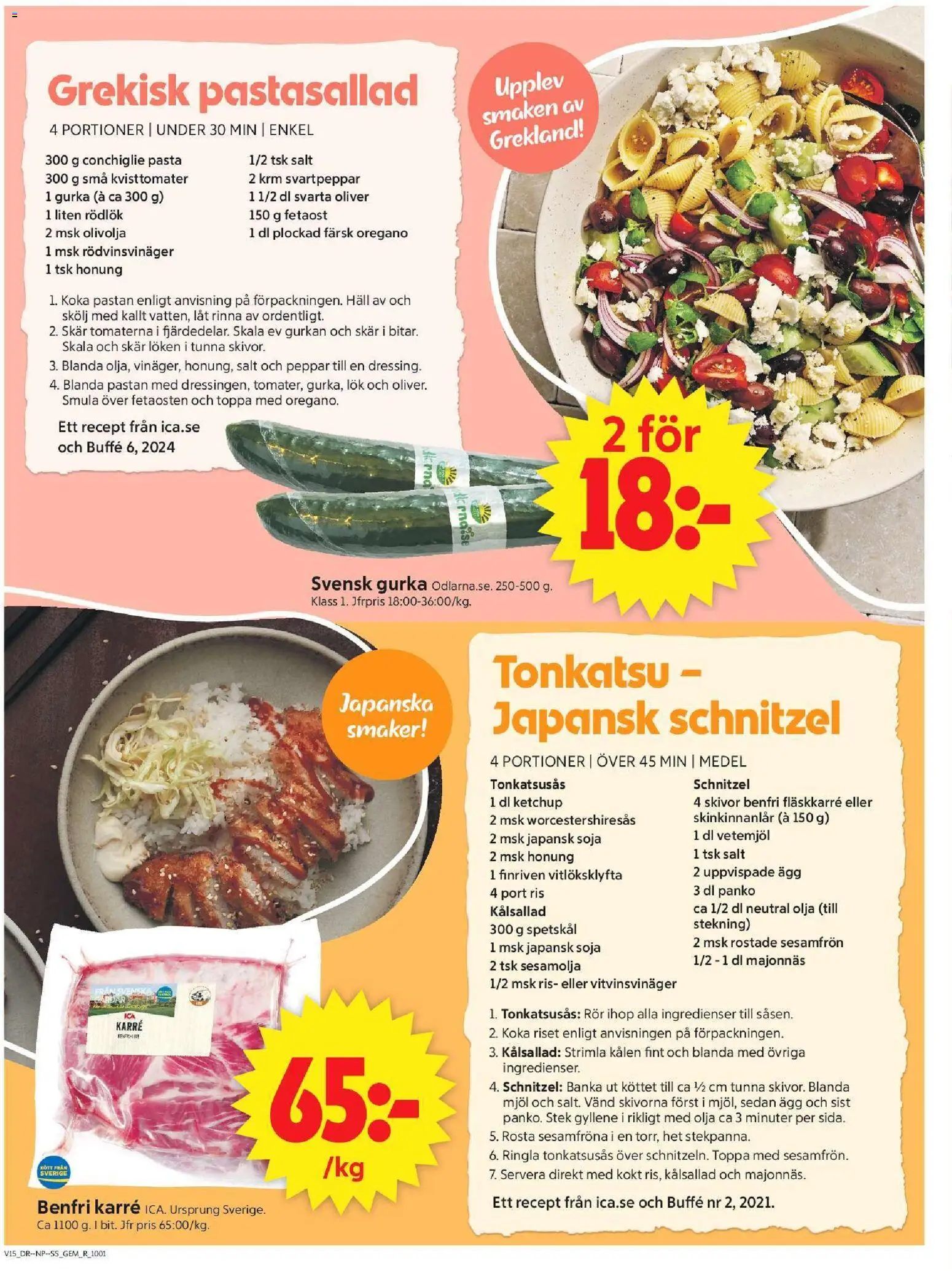 ICA Supermarket reklamblad aktuell från 06.04.2026 | Sida: 6 | Produkter: Peppar, Ägg, Olja, Vitvinsvinäger