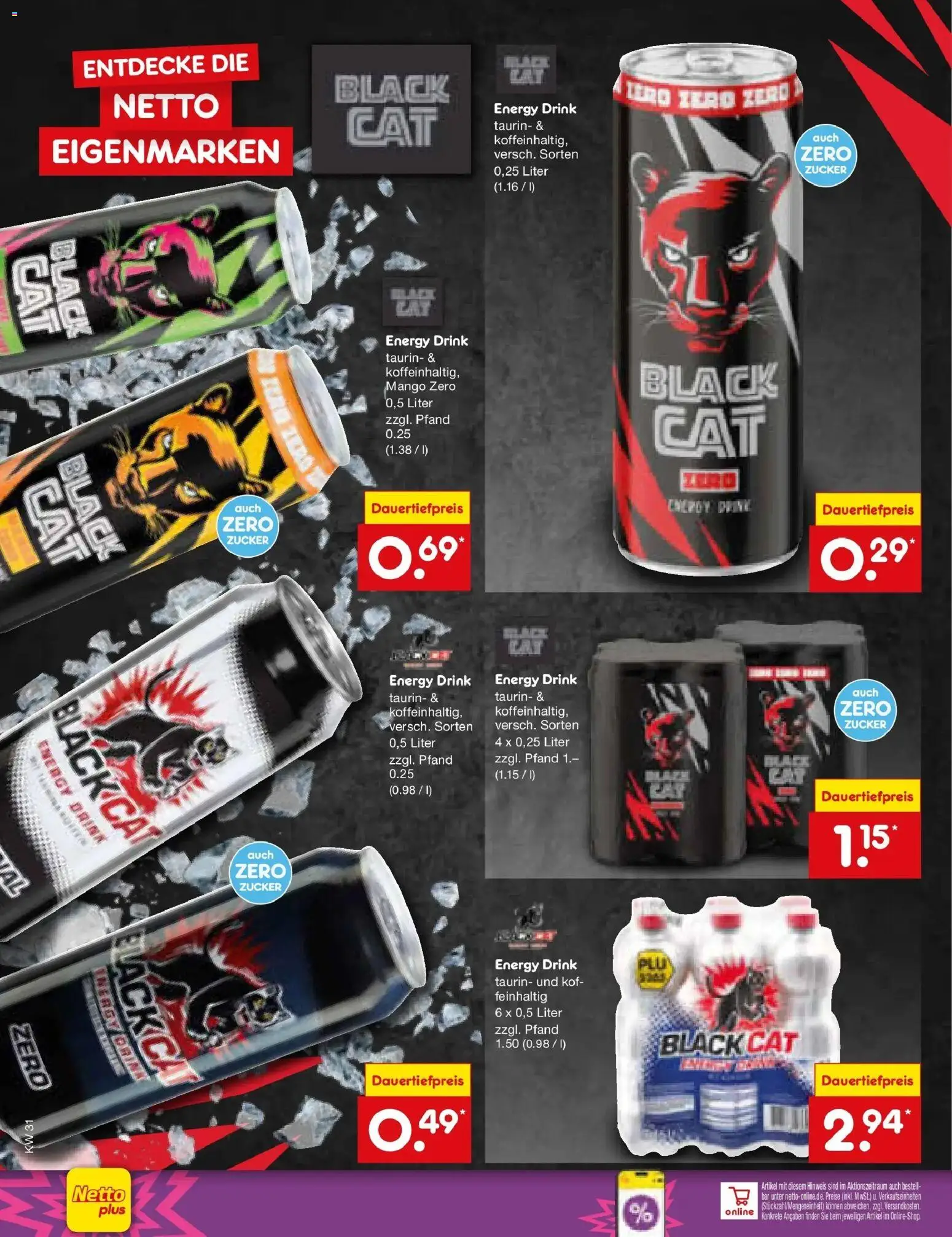 Netto Marken-Discount Prospekt Kruft – gültig ab 27.07.2026 | Seite: 6 | Produkte: Energy, Zucker, Mango