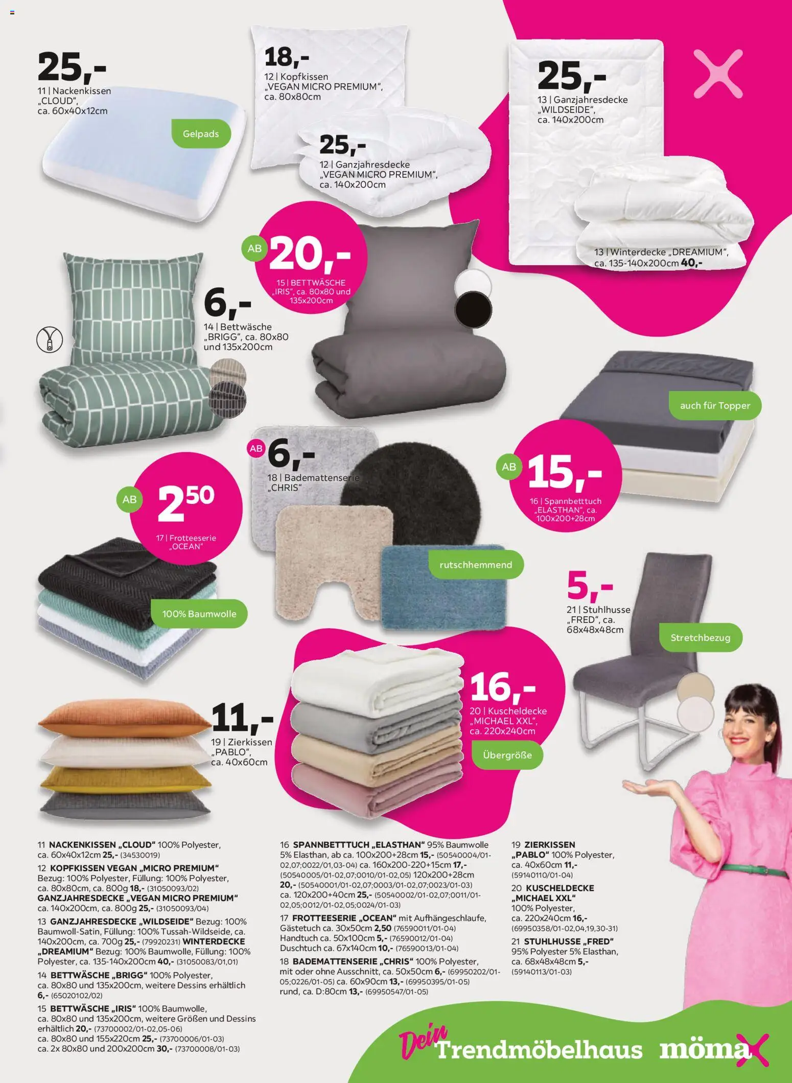 Mömax Prospekt – gültig ab 28.09.2026 | Seite: 13 | Produkte: Topper, Bettwäsche, Kopfkissen