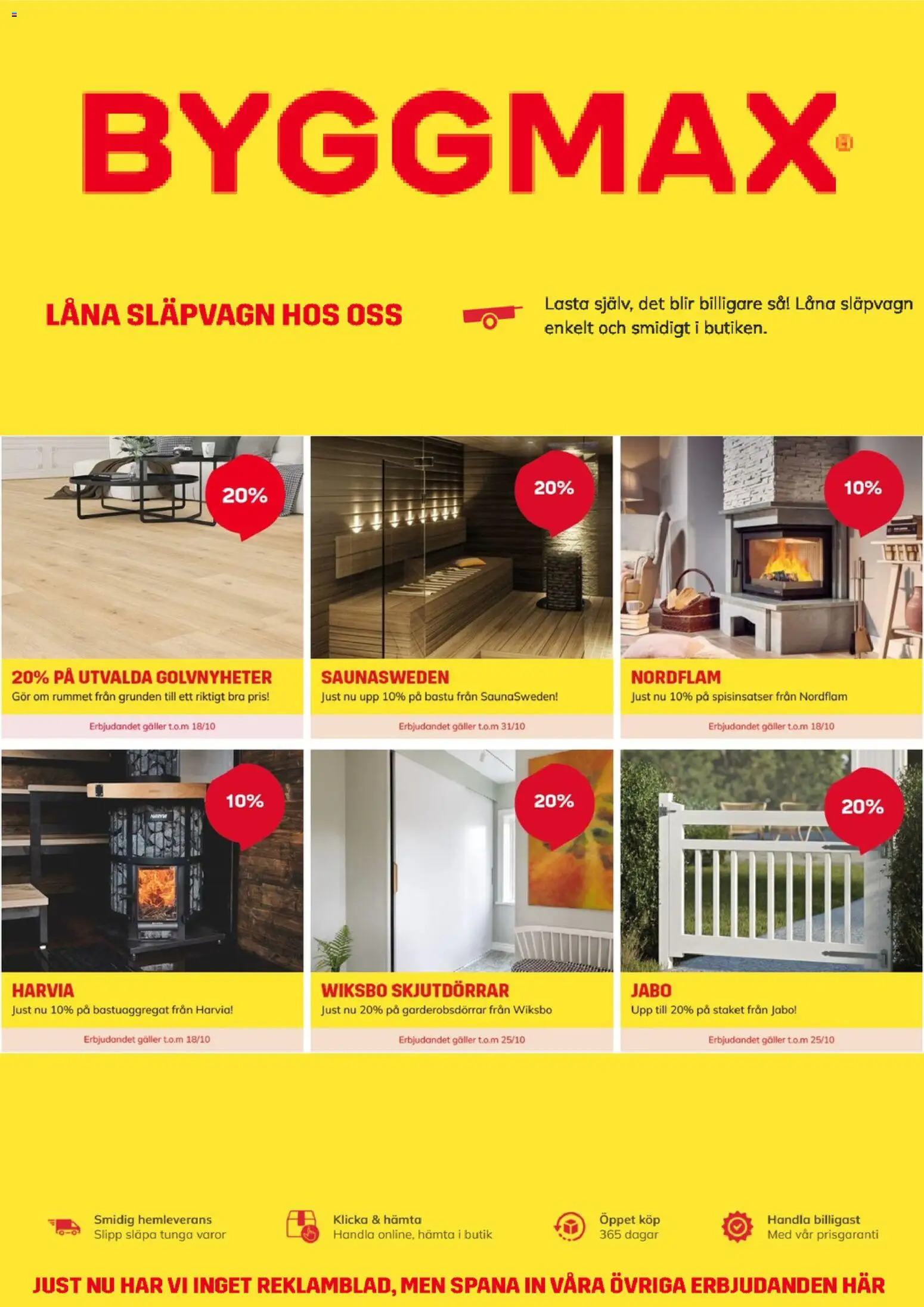 ByggMax reklamblad aktuell från 12/10/2026 | Sida: 2 | Produkter: Galler, Släpvagn