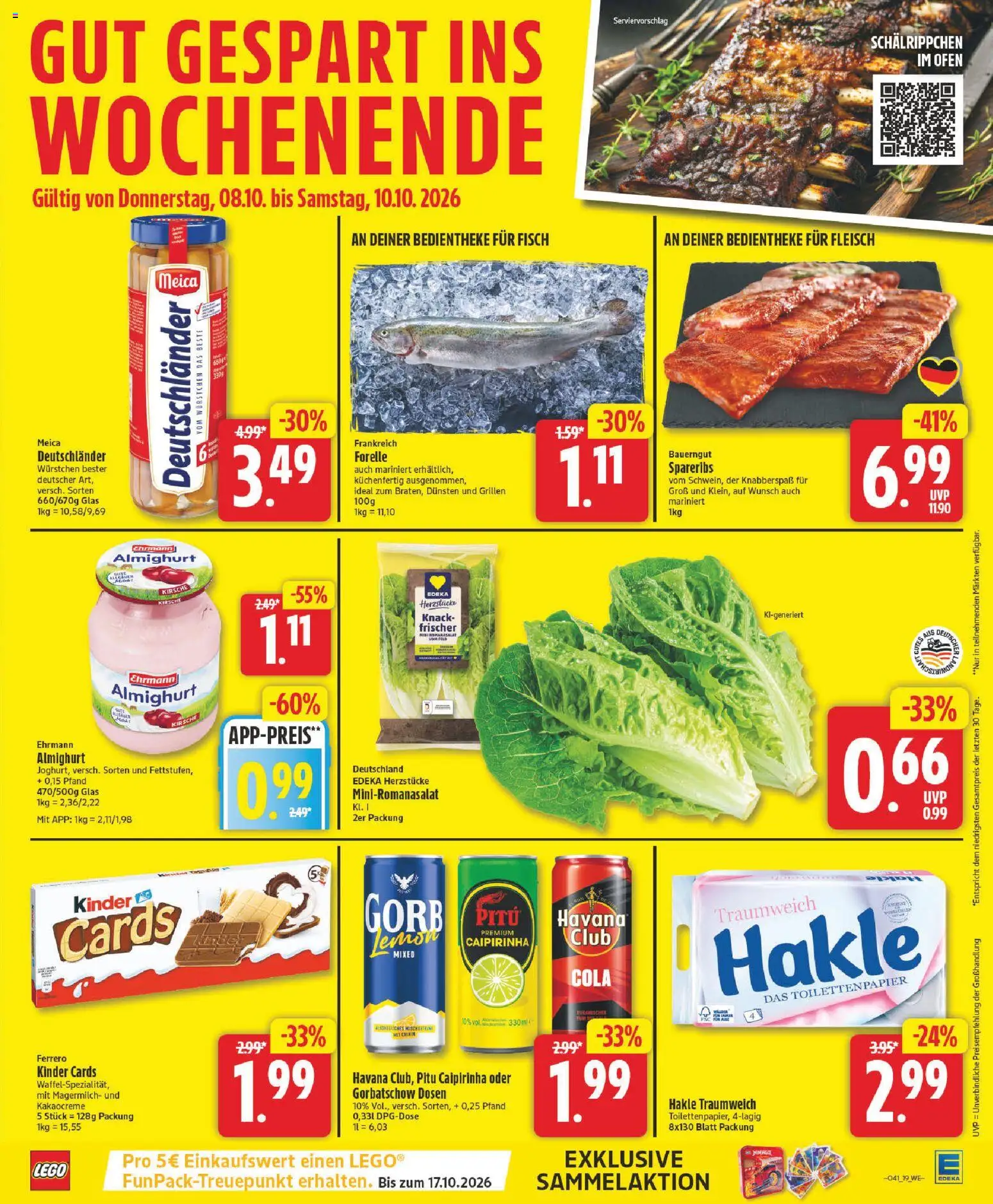 Edeka Prospekt – gültig ab 05.10.2026 | Seite: 24 | Produkte: Ofen, Ehrmann almighurt, Cola, Bauerngut