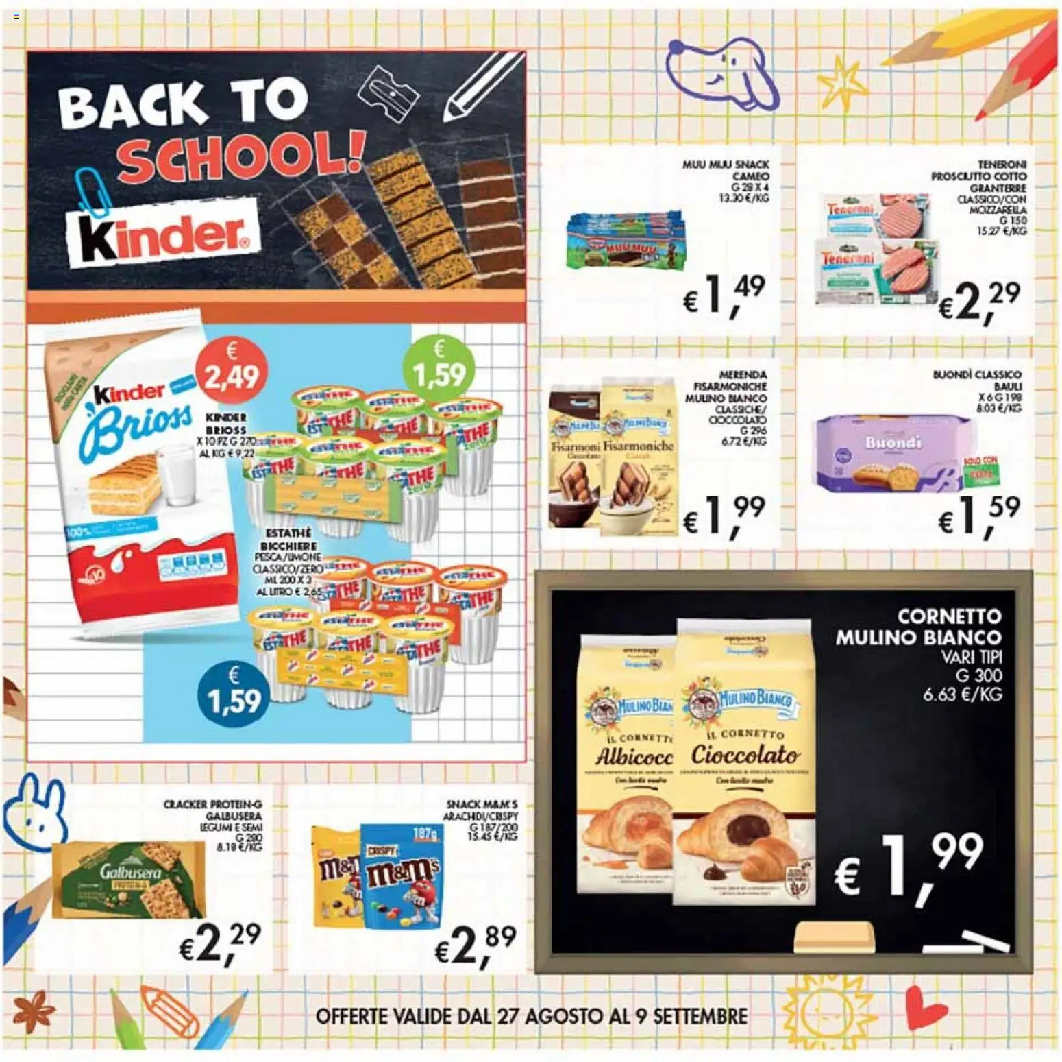 Volantino Coal del 27/08/2026 | Pagina: 14 | Prodotti: Legumi, Prosciutto Cotto, Mozzarella, Prosciutto