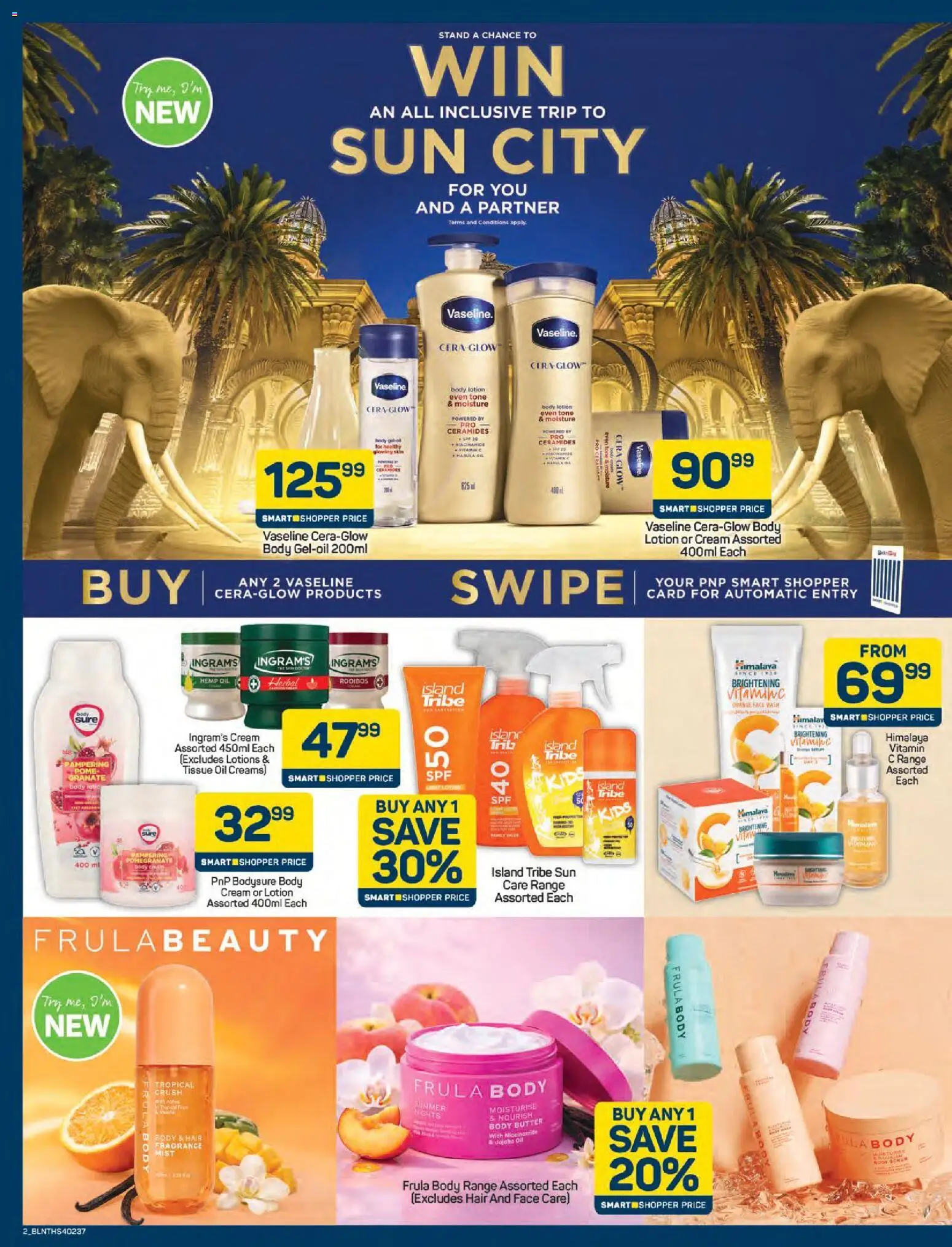 New Pick n Pay catalogue – valid from 24.04.2026 | Page: 2 | Products: Tissue oil, Butter, Oil, Lotion