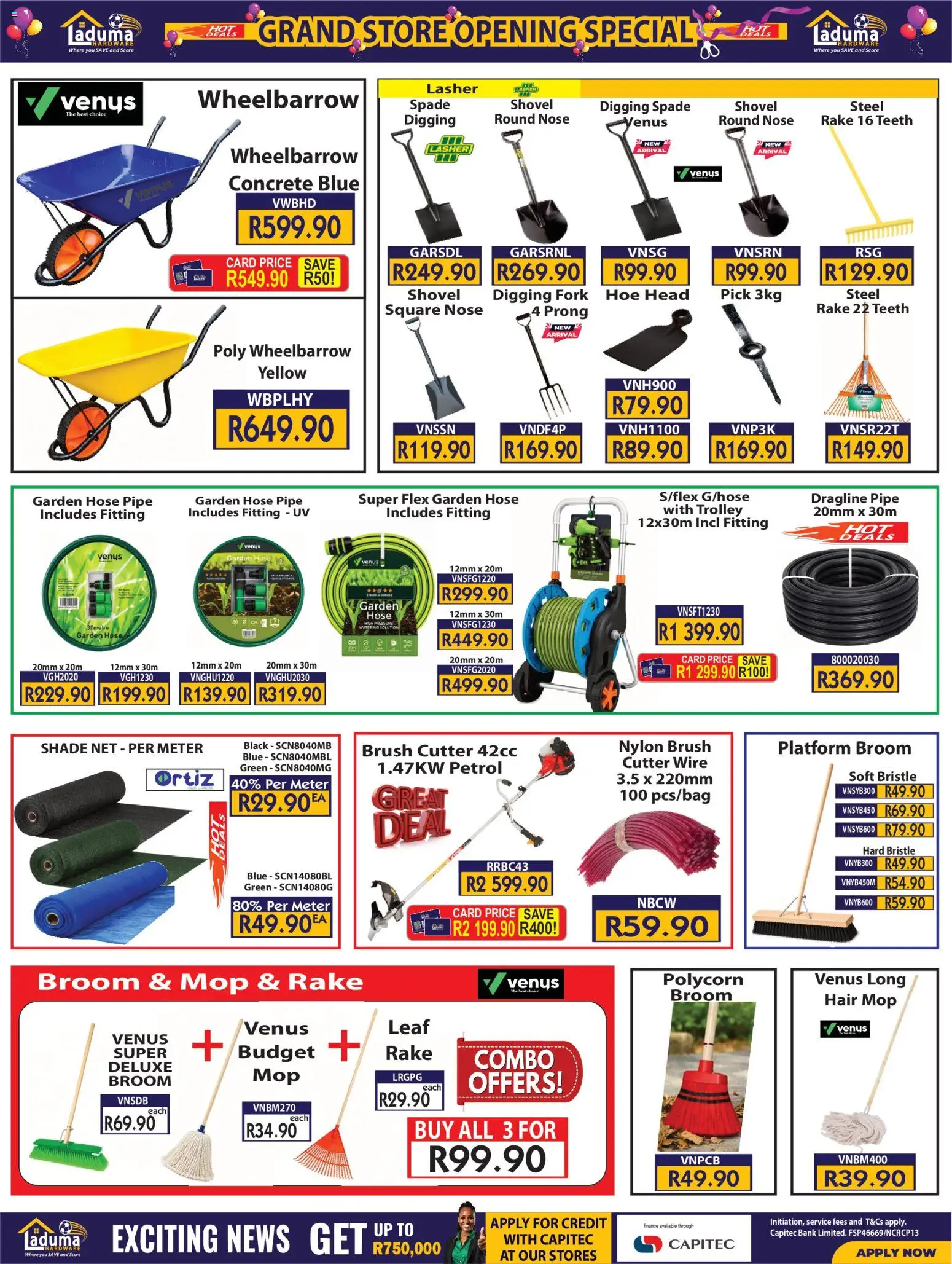 New Laduma Hardware catalogue – valid from 22/10/2026 | Page: 11 | Products: Broom, Garden hose, Pipe, Water