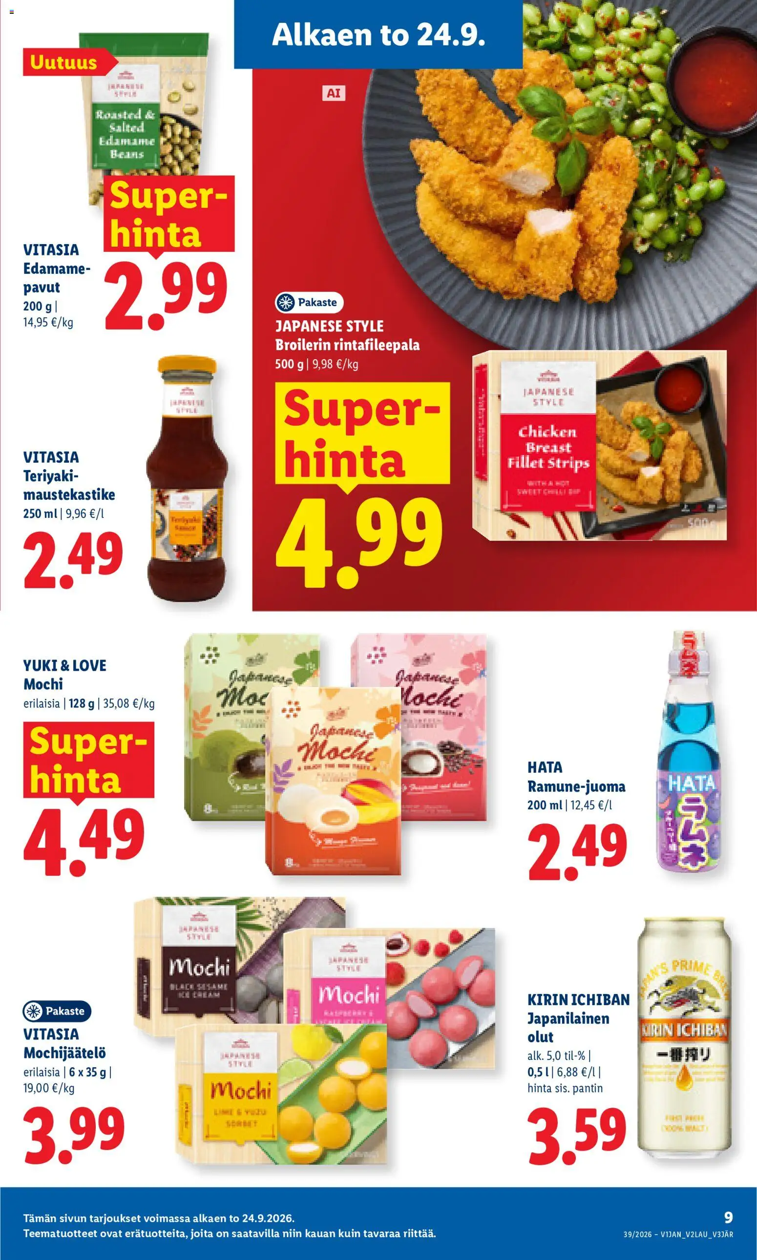 Lidl tarjoukset – voimassa 24/09/2026 alkaen | Sivu: 9