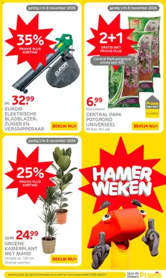 Praxis folder - Voorbeeld van een folder van Praxis, geldig van 28-09-2026 | Pagina: 8 | Producten: Potgrond, Zak, Versnipperaar, Mand
