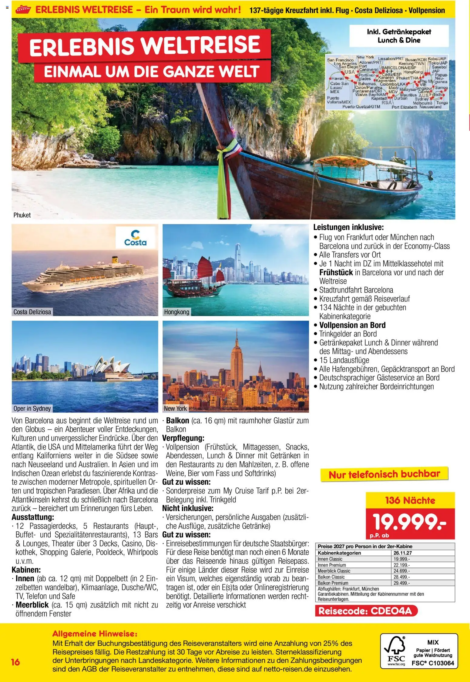 Netto Reisen Kreuzfahrten – gültig ab 11.06.2026 | Seite: 16