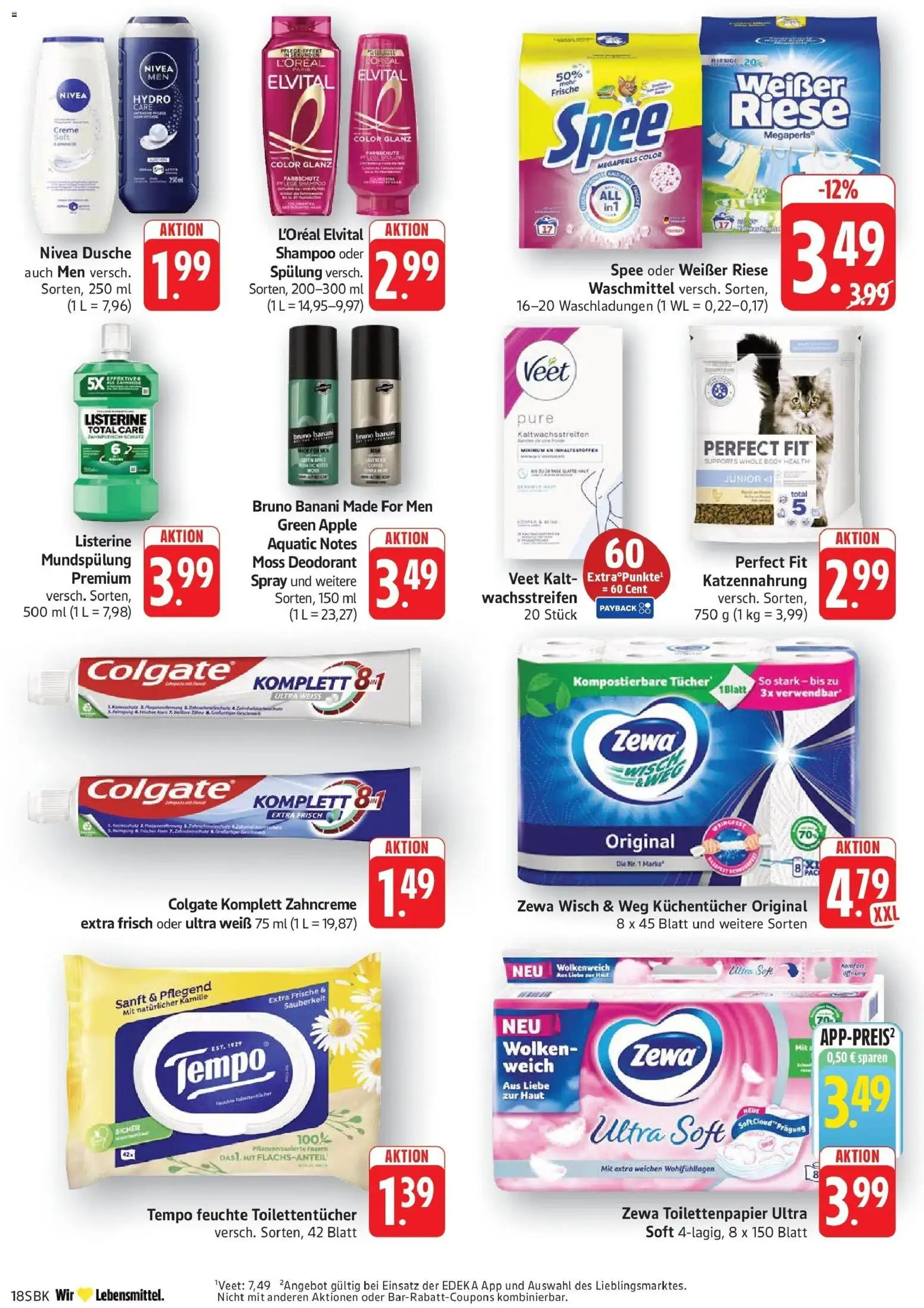 Edeka Prospekt Bruchsal – gültig ab 27.07.2026 | Seite: 18 | Produkte: Apple, Waschmittel, Tempo, Listerine