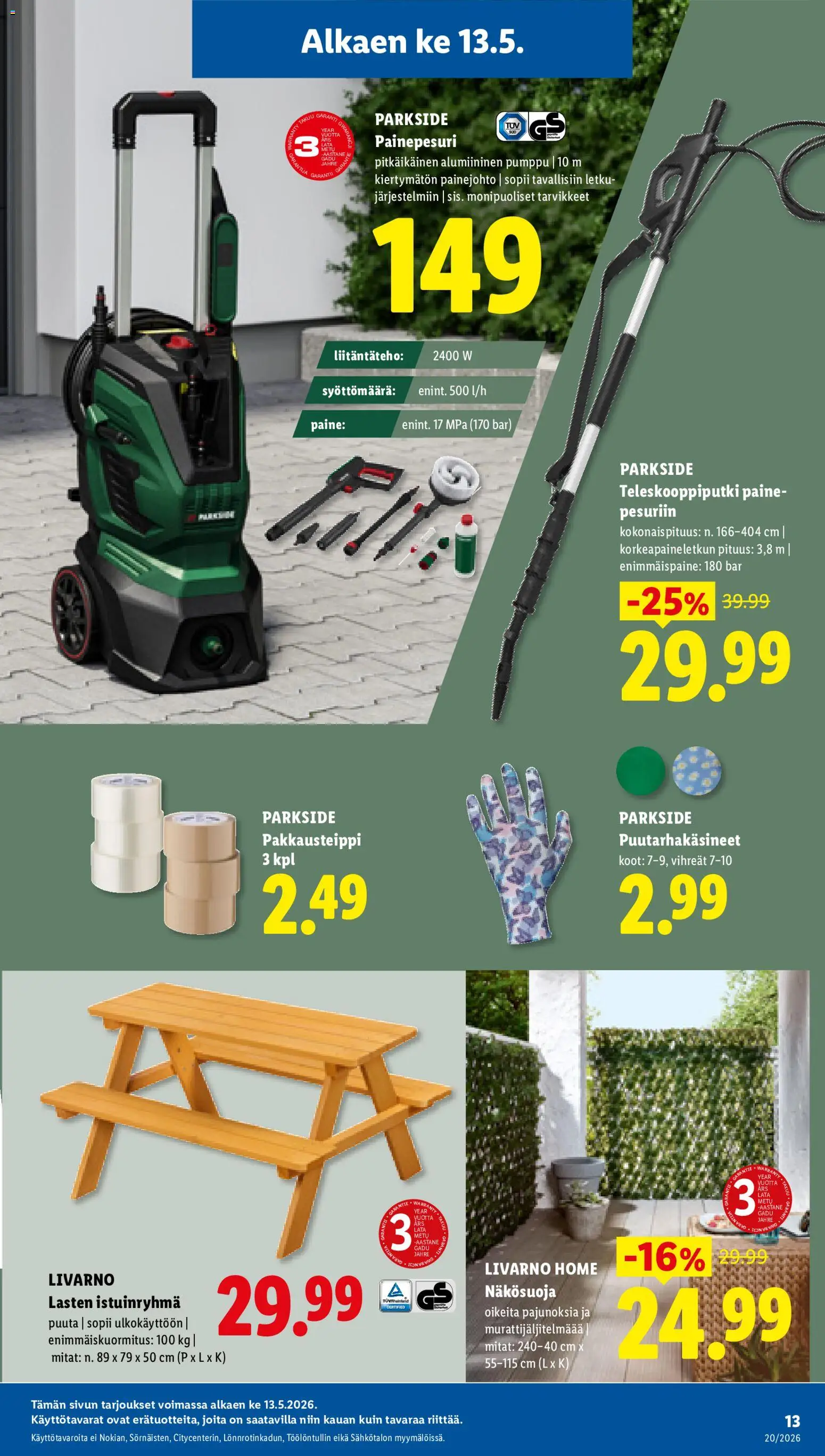 Lidl tarjoukset – voimassa 13.05.2026 alkaen | Sivu: 17