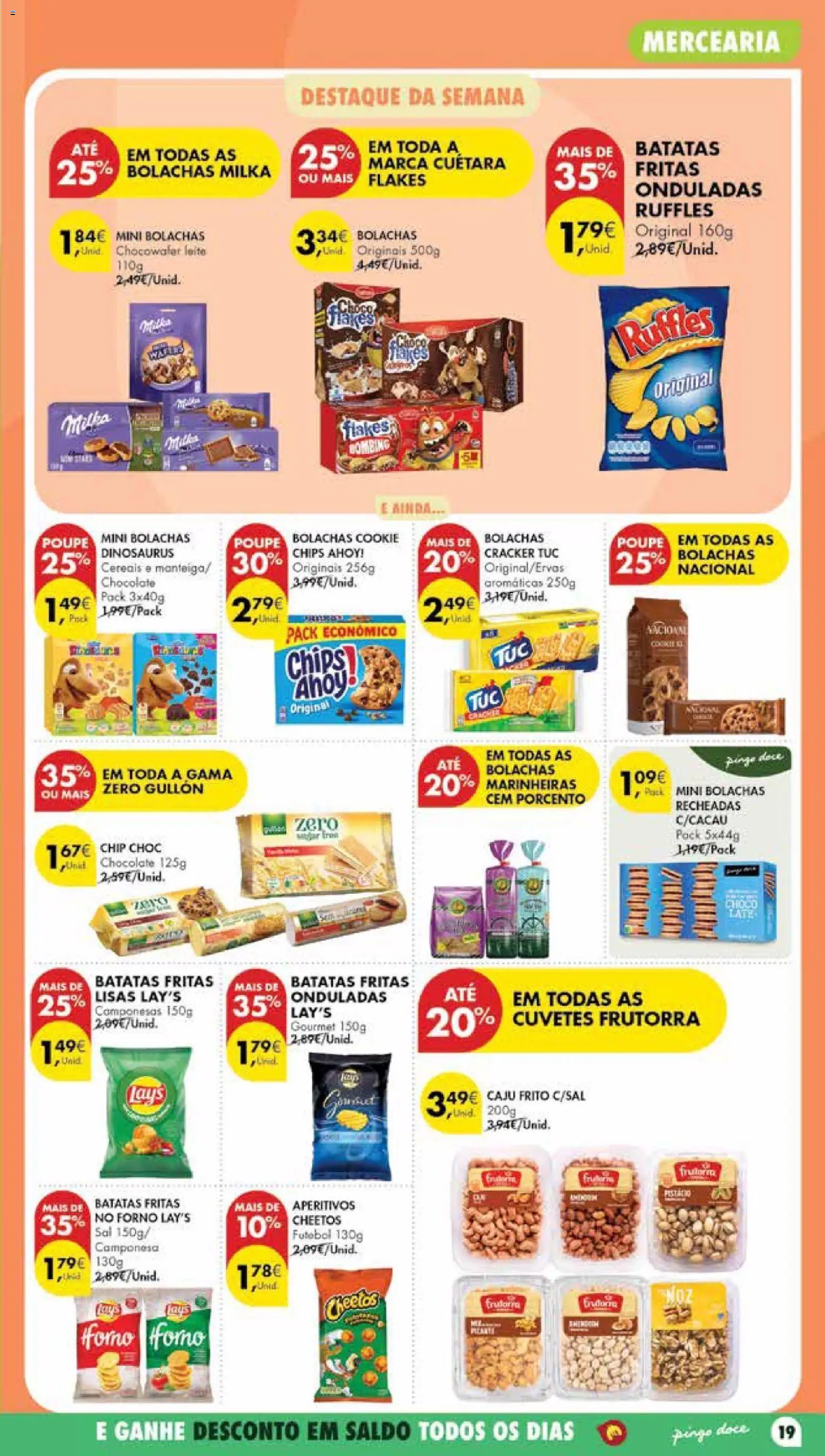 Pingo Doce Poupe Esta Semana Madeira │ válido de 14/07/2026 | Página: 19 | Produtos: Forno, Bolachas, Sal, Cereais