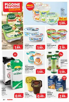 Svježi krem sir, natur ili s povrćem - Pregled kataloga iz trgovine Plodine, vrijedi od 01.07.2026 | Stranica: 28