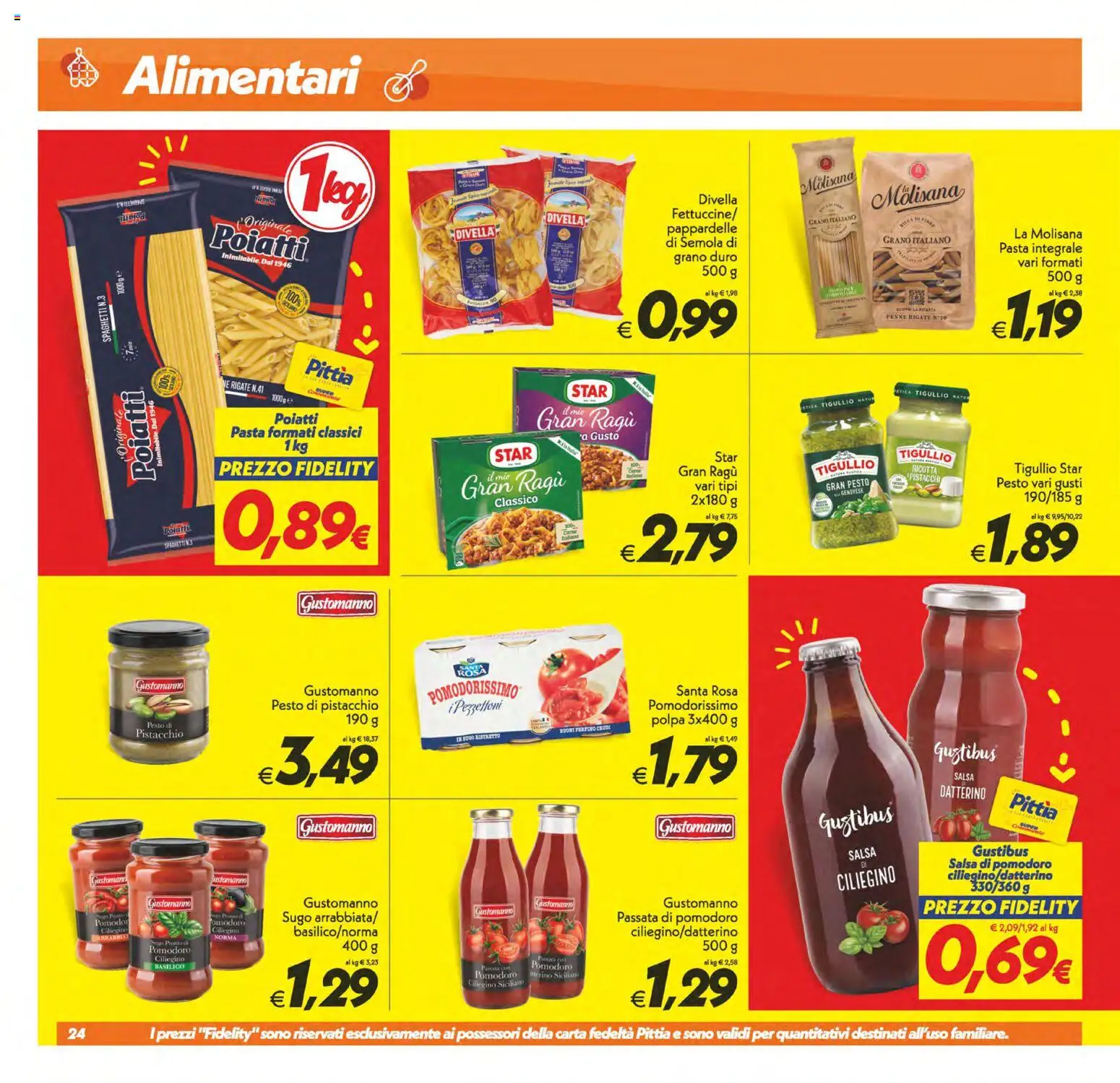 Volantino SuperConveniente del 25/09/2026 | Pagina: 24 | Prodotti: La Molisana, Basilico, Semola, Spaghetti