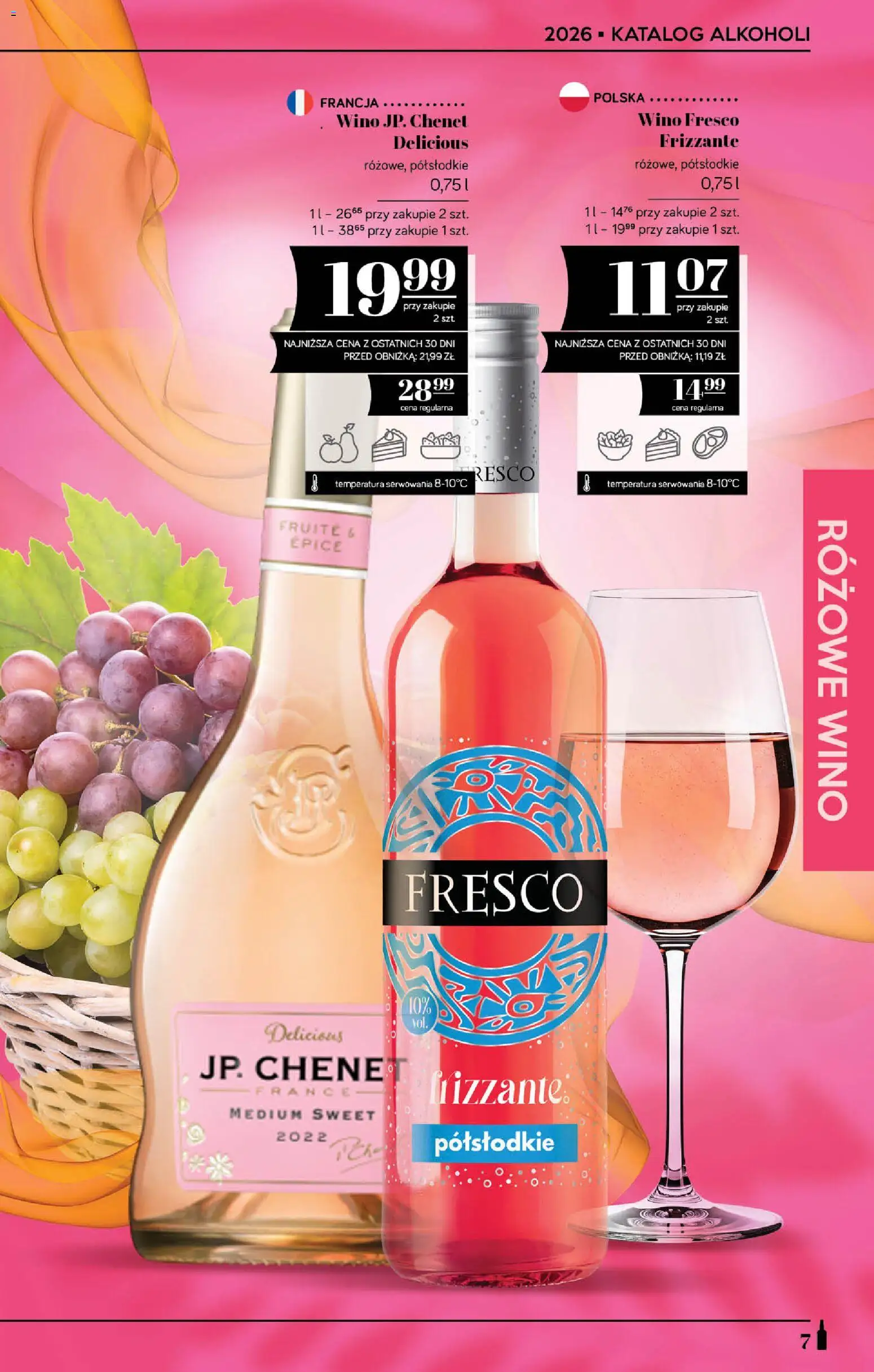 POLOmarket katalog - Alkoholi od 24.09.2026 | Strona: 7 | Produkty: Wino fresco, Wino, Fresco