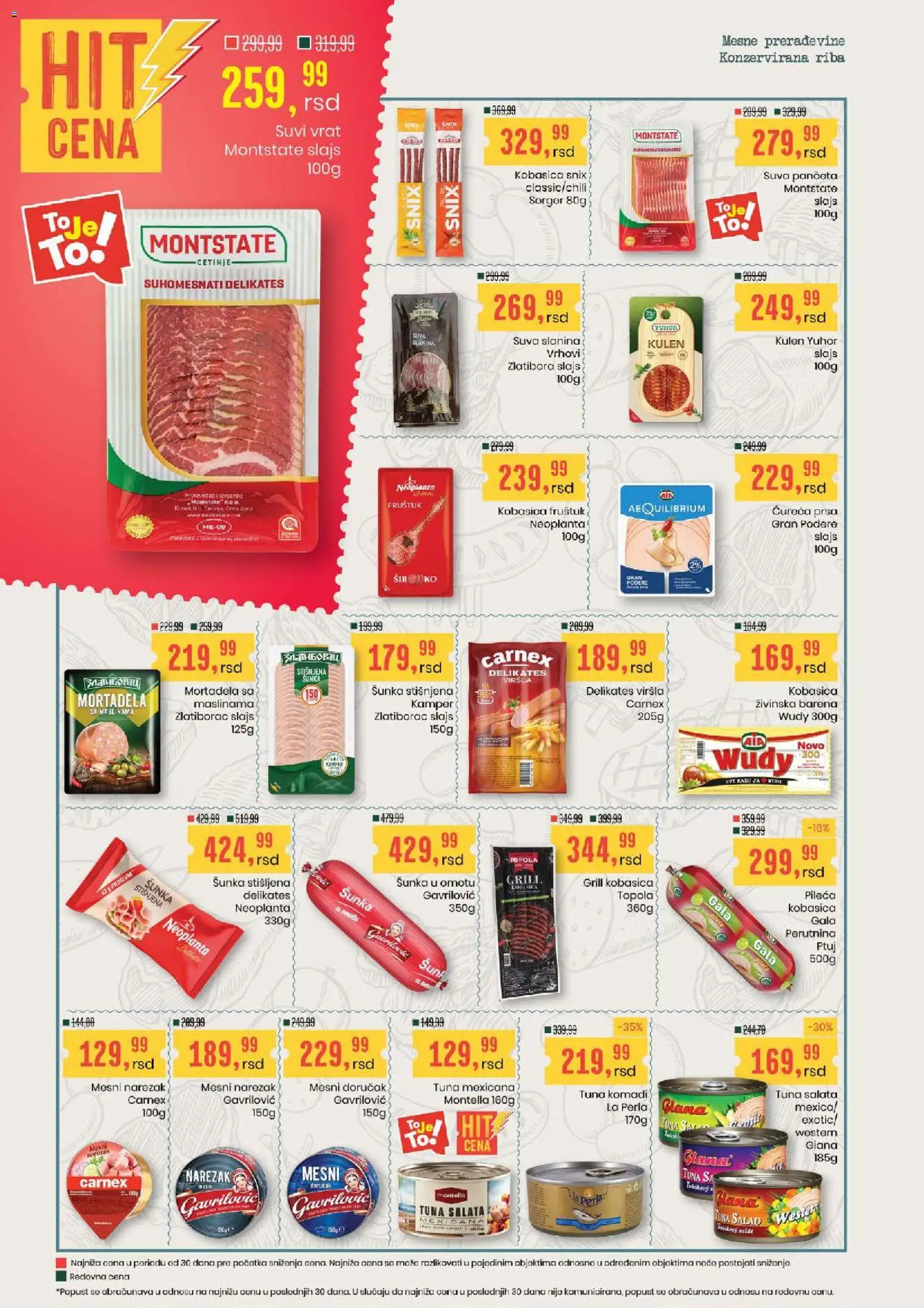Aroma Market katalog - važi od 15.10.2026 | Strana: 8 | Proizvode: Panceta, Salata, Vrat, Mesni narezak