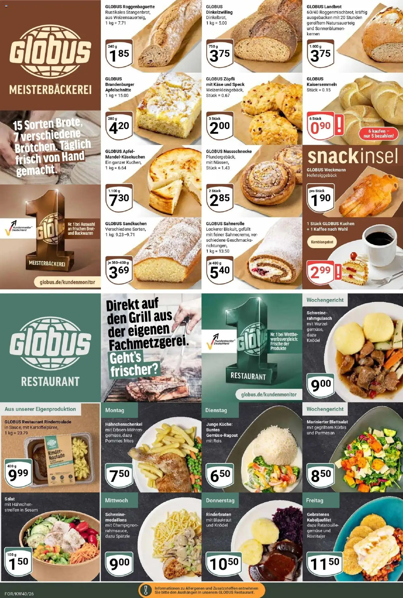 Globus Prospekt Forchheim (ab 28.09.2026) » Angebote online | Seite: 10 | Produkte: Grill, Käse, Pommes frites, Gemüse
