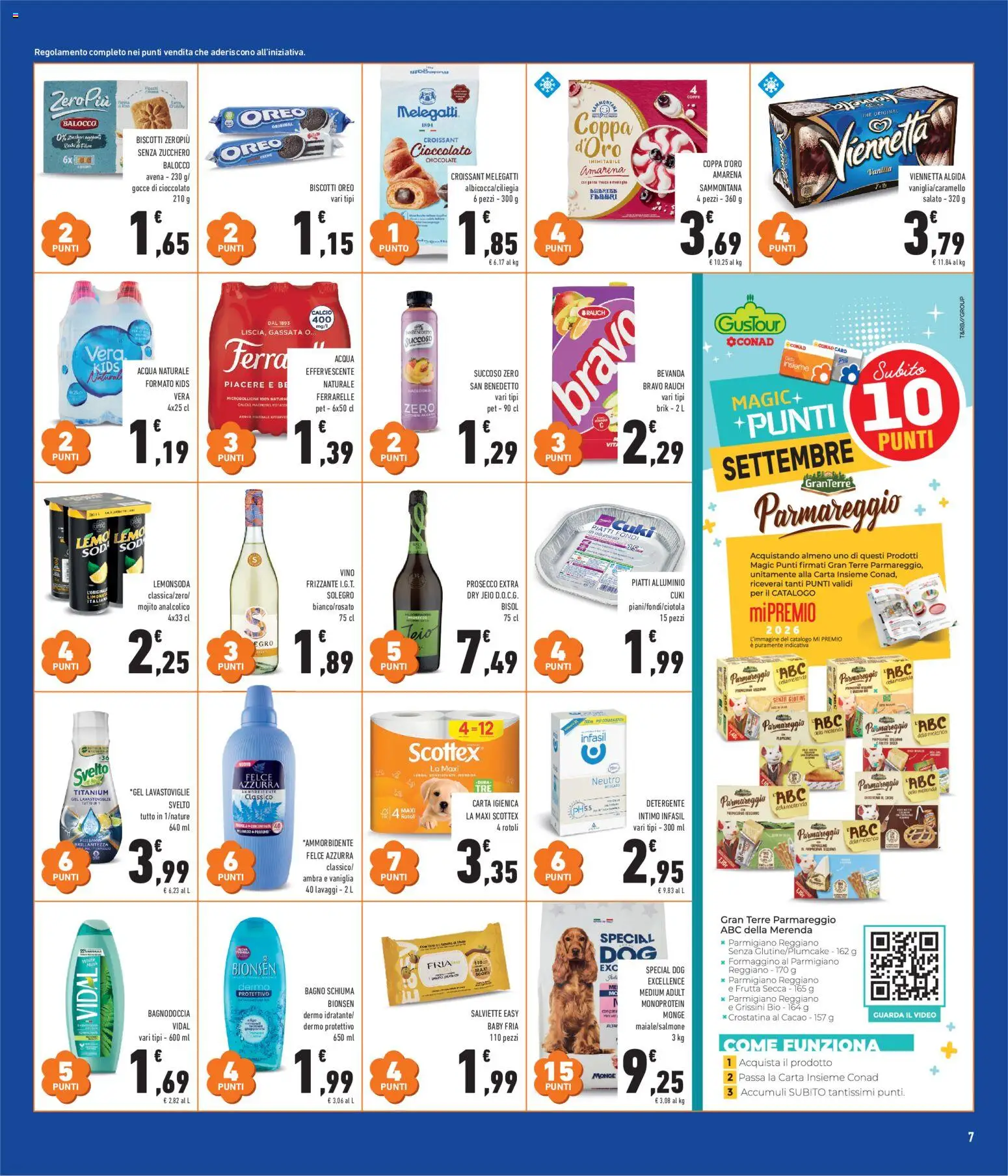 Volantino Conad del 02/09/2026 | Pagina: 7 | Prodotti: Carta igienica, Cioccolato, Detergente intimo, Frutta