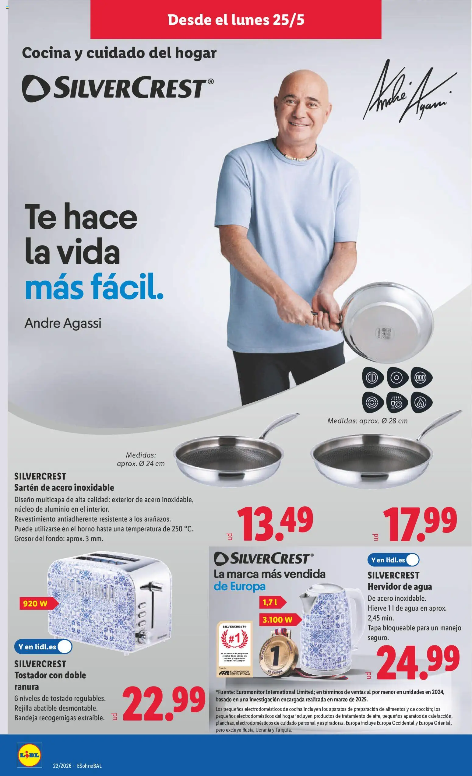Lidl folleto de bazar │ válido desde el 25.05.2026 | Página: 6 | Productos: Té, Horno, Cocina, Bandeja