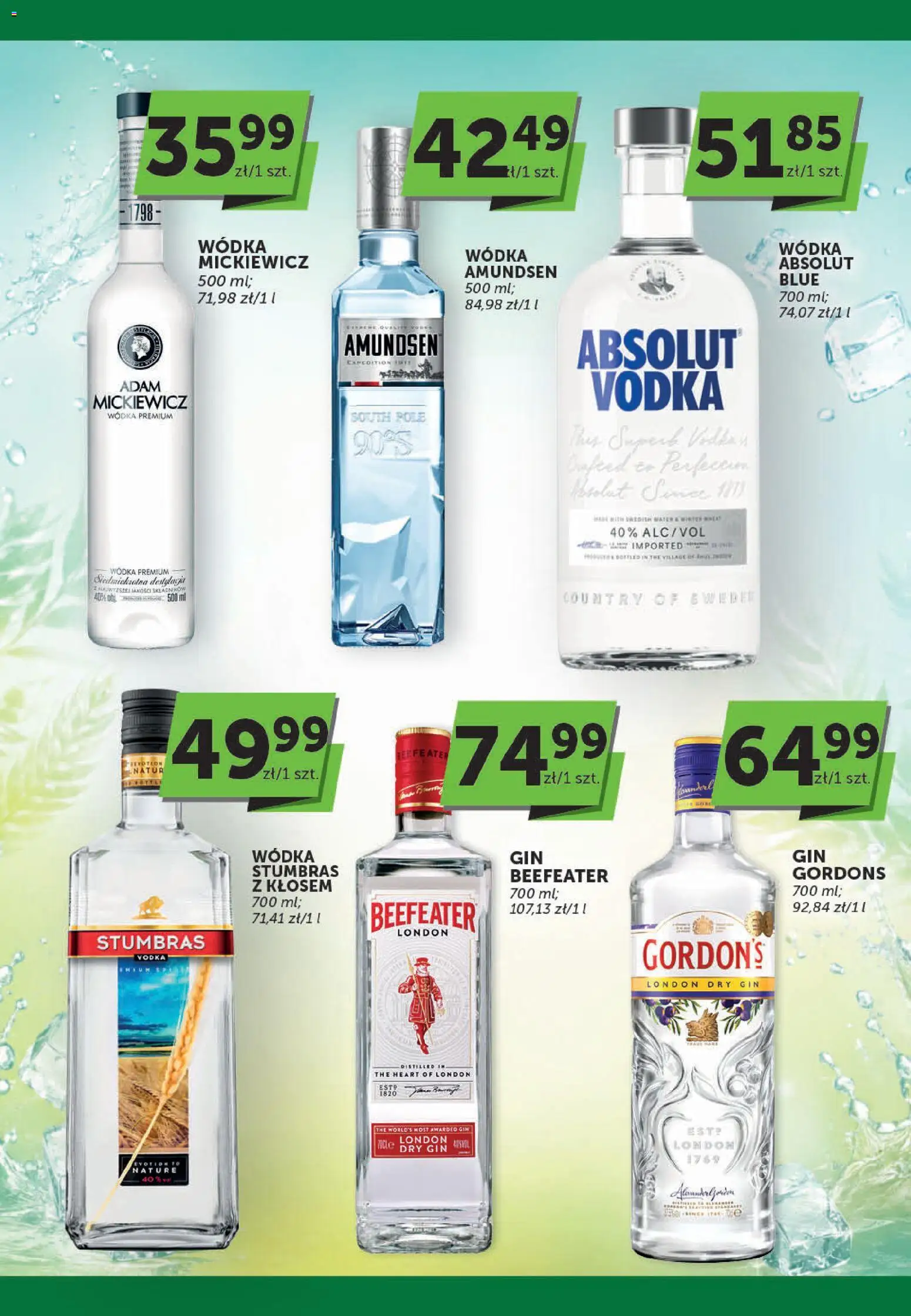 Groszek gazetka alkoholowa od 03.09.2026 | Strona: 5 | Produkty: London dry gin, Beefeater, Vodka, Gin