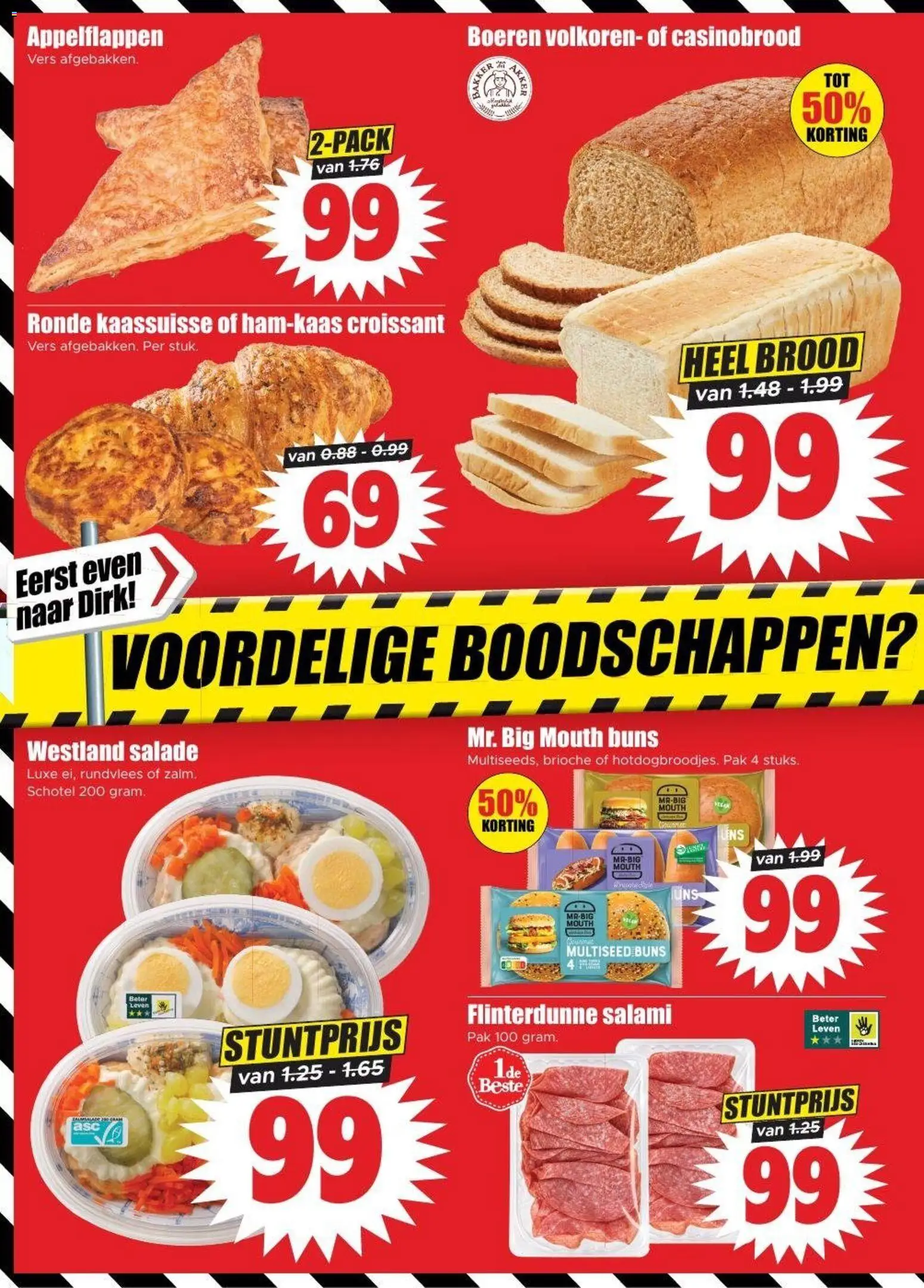 {H1} | Pagina: 6 | Producten: Salade, Rundvlees, Brood, Salami