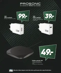 Bilka - Prosonic gyldig fra 01.05.2026 | Side: 27 | Produkter: Afspiller, Mp3, USB, Høretelefoner