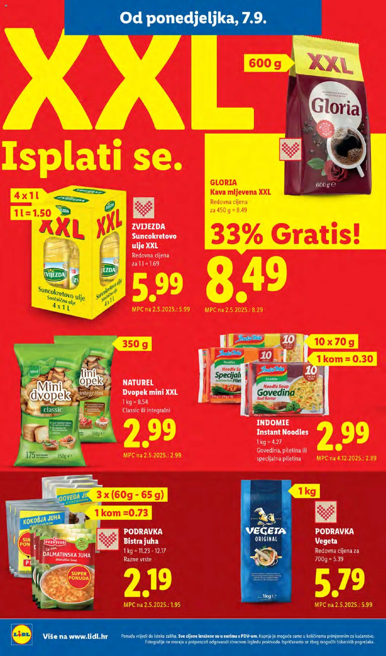 Lidl katalog | vrijedi od 07.09.2026 | Stranica: 10 | Proizvodi: Piletina, Govedina, Juha, Vegeta