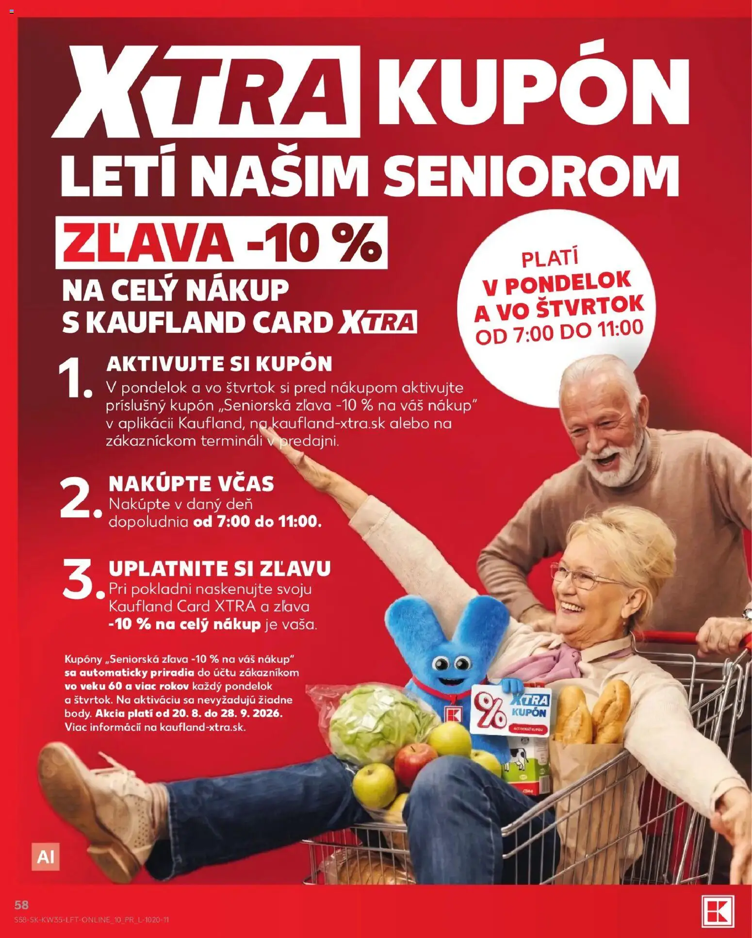 Nové Kaufland akcie – leták je platný od 27.08.2026 | Strana: 58
