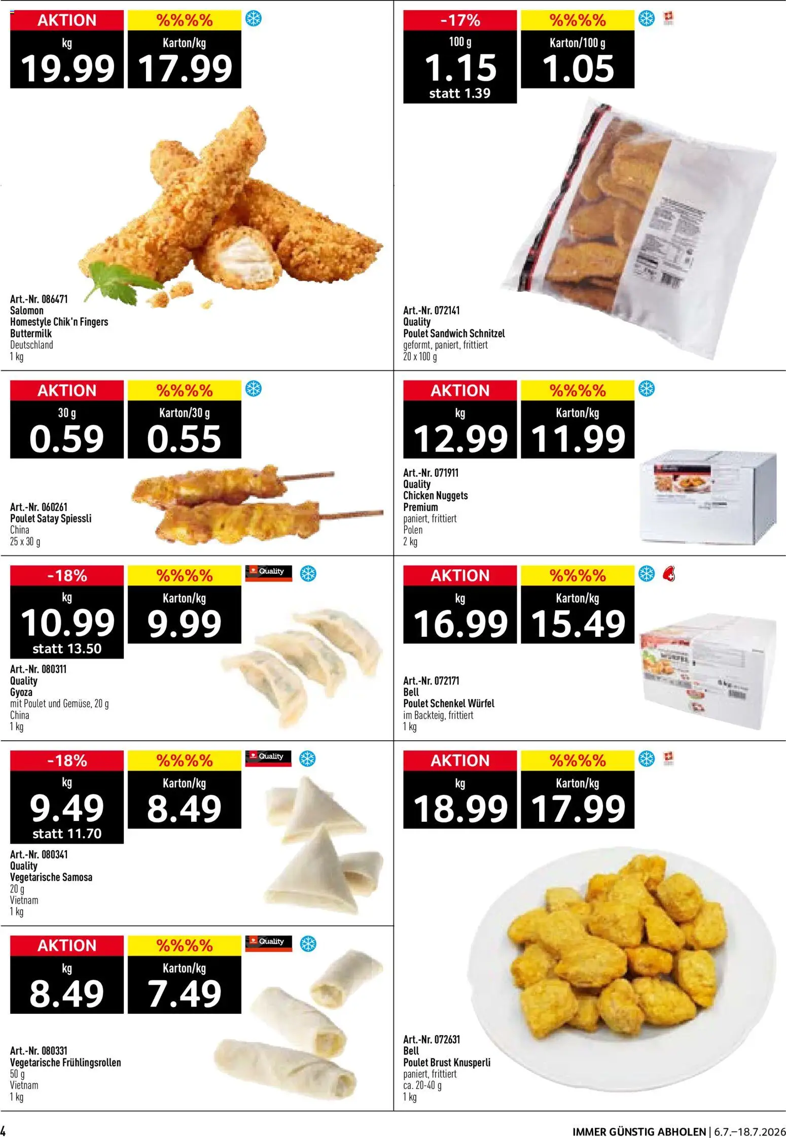 Prodega Aktionen Take Away – gültig ab 06.07.2026 | Seite: 4