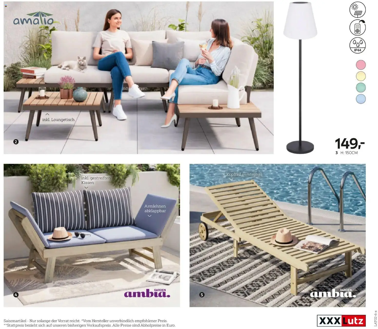 XXXLutz Gartenkatalog gültig ab 30.03.2026 | Seite: 113 | Produkte: Kissen
