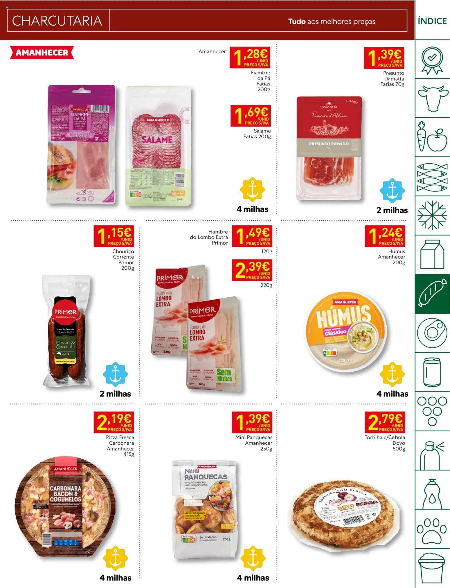 Recheio folheto Madeira │ válido de 06/10/2026 | Página: 13 | Produtos: Fiambre, Panquecas, Lombo, Pizza