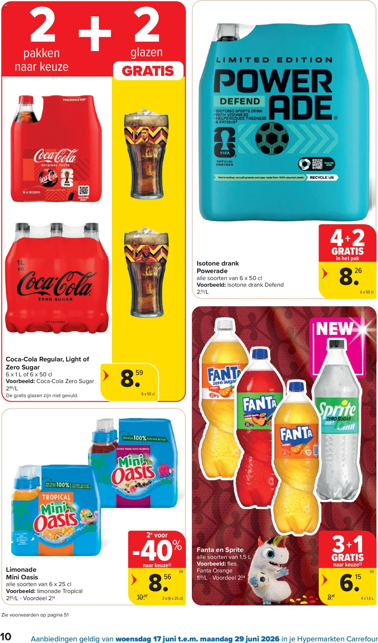 {H1} | Pagina: 10 | Producten: Fles, Fanta, Limonade, Sprite